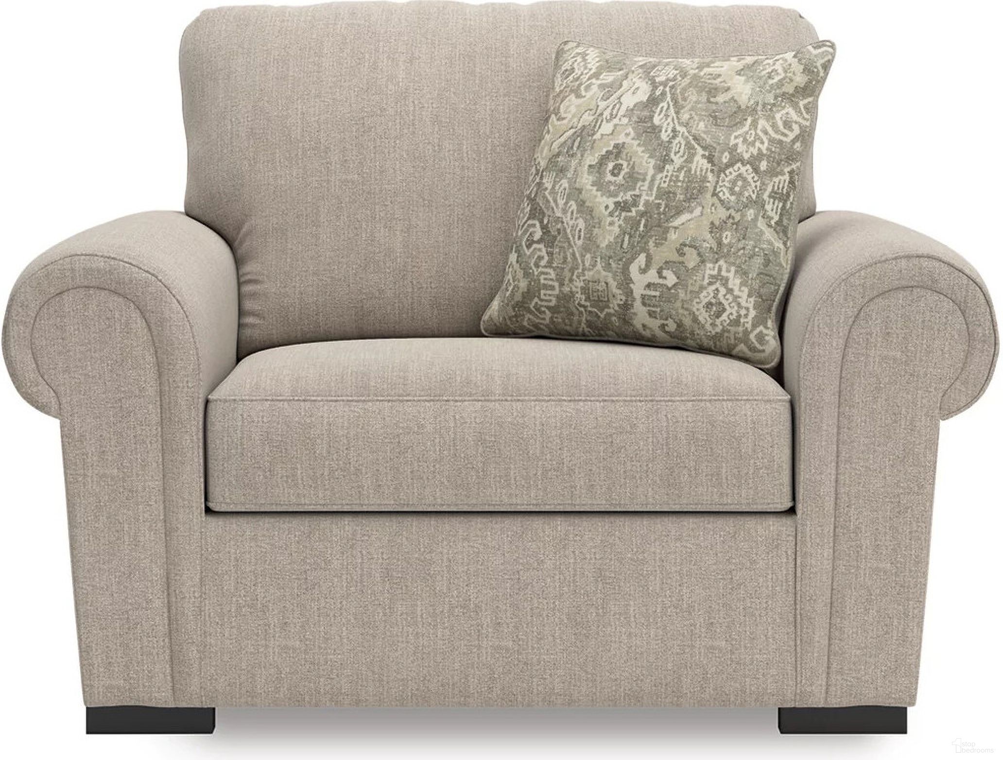 The appearance of Sararose Oversized Chair In Heather designed by Signature Design by Ashley in the traditional interior design. This heather piece of furniture was selected by 1StopBedrooms from Sararose Collection to add a touch of cosiness and style into your home. Sku: 5710223. Material: Polyester.