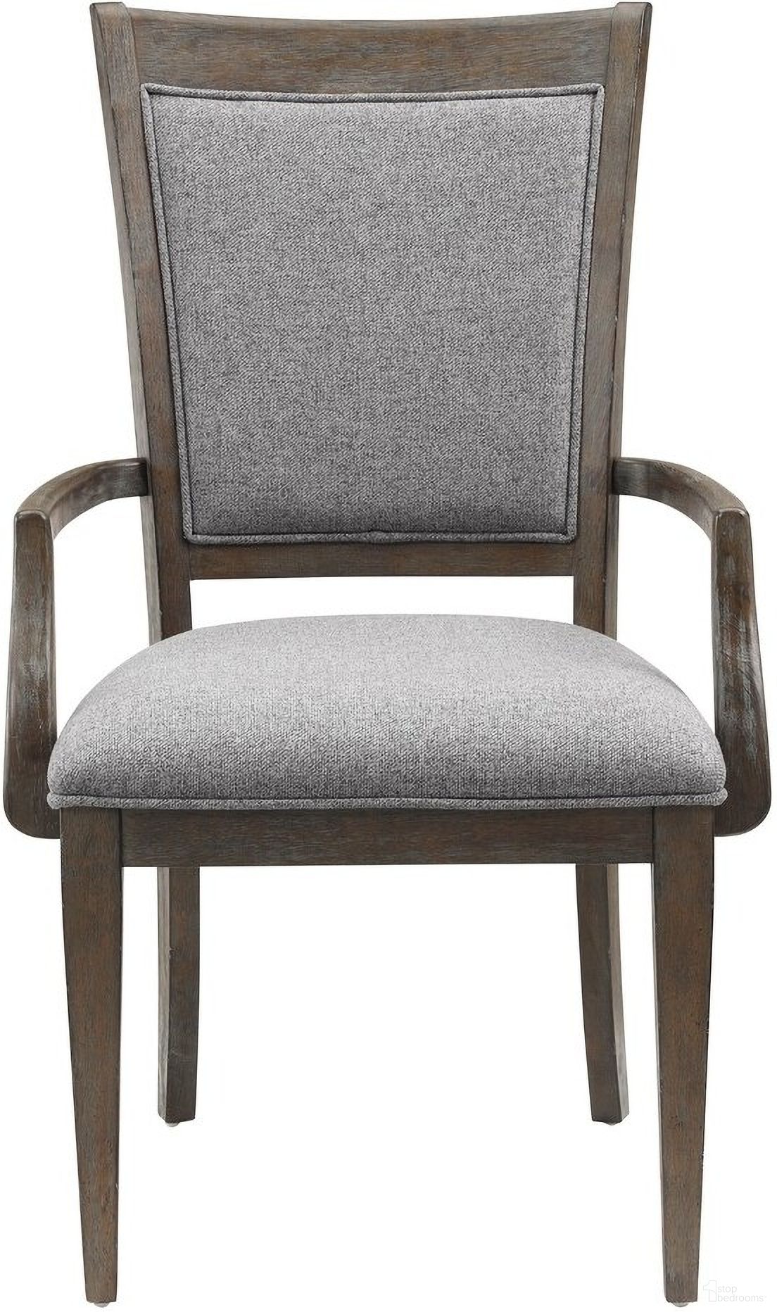 The appearance of Sarasota Driftwood Brown Arm Chair Set Of 2 designed by Homelegance in the transitional interior design. This brown piece of furniture was selected by 1StopBedrooms from Sarasota Collection to add a touch of cosiness and style into your home. Sku: 5441A. Material: Textured. Chair Type: Arm Chair.