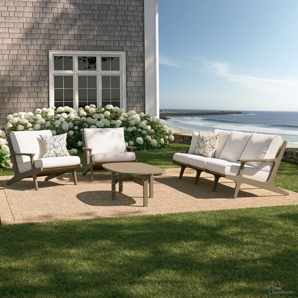 The appearance of Saratoga 4-Piece Outdoor Patio Teak Wood Furniture Set In White and Weathered Gray designed by Modway in the modern / contemporary interior design. This white/weathered gray piece of furniture was selected by 1StopBedrooms from Saratoga Collection to add a touch of cosiness and style into your home. Sku: EEI-7246-WGR;EEI-7248-WGR-WHI;EEI-7249-WGR-WHI;EEI-7248-WGR-WHI. Material: Teak Wood.