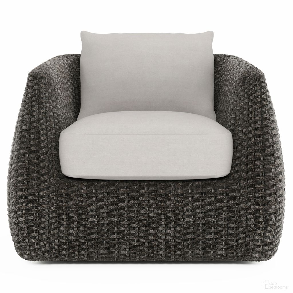 The appearance of Sarene Outdoor Chair In Grey and Beige designed by Bernhardt in the modern / contemporary interior design. This grey and beige piece of furniture  was selected by 1StopBedrooms from Sarene Collection to add a touch of cosiness and style into your home. Sku: O4472A. Material: Woven.