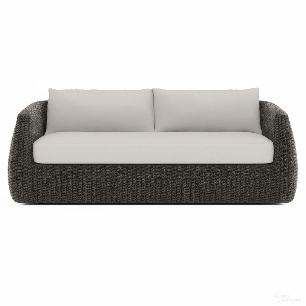 The appearance of Sarene Outdoor Sofa In Grey and Beige designed by Bernhardt in the modern / contemporary interior design. This grey and beige piece of furniture  was selected by 1StopBedrooms from Sarene Collection to add a touch of cosiness and style into your home. Sku: O4477A. Material: Woven.