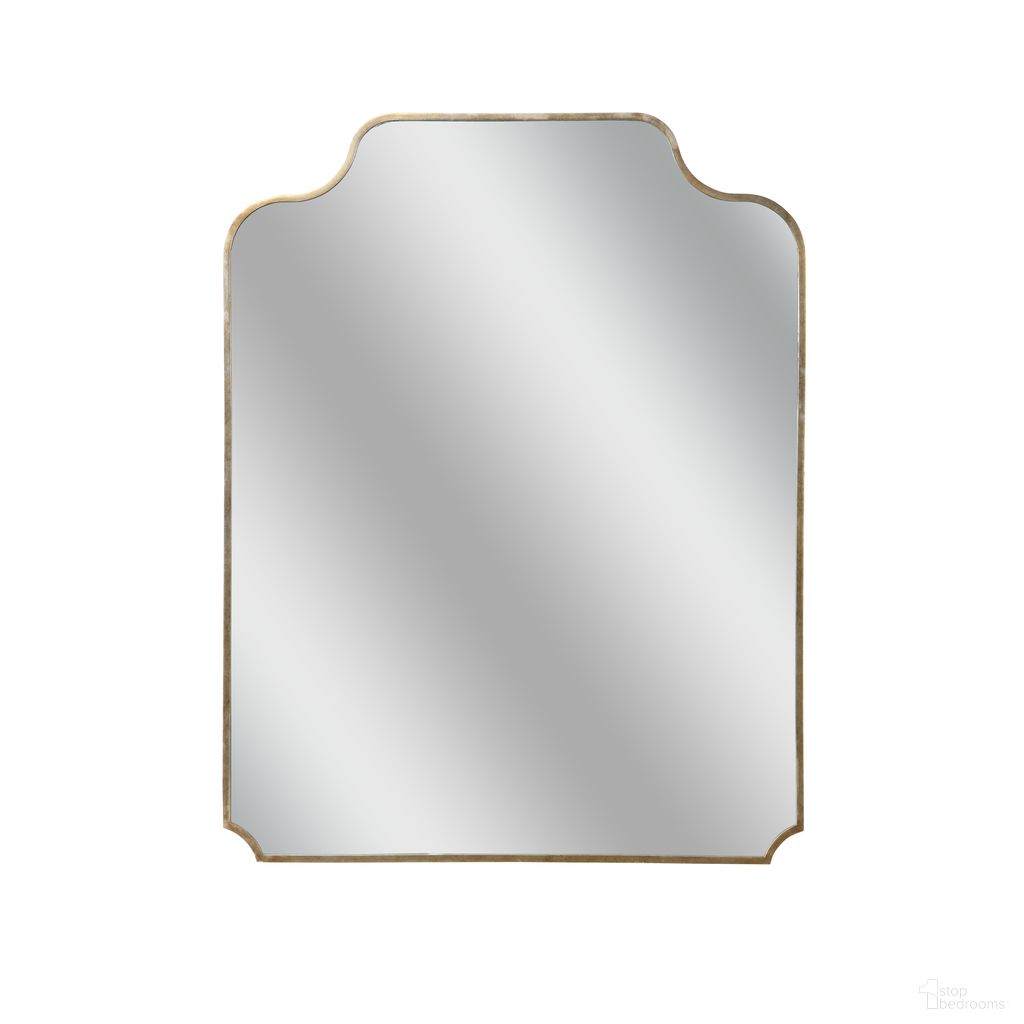 The appearance of Sartilly Mirror In Champagne designed by Chelsea House in the modern / contemporary interior design. This champagne piece of furniture  was selected by 1StopBedrooms from Jamie Merida Collection to add a touch of cosiness and style into your home. Sku: 385876. Material: Metal.