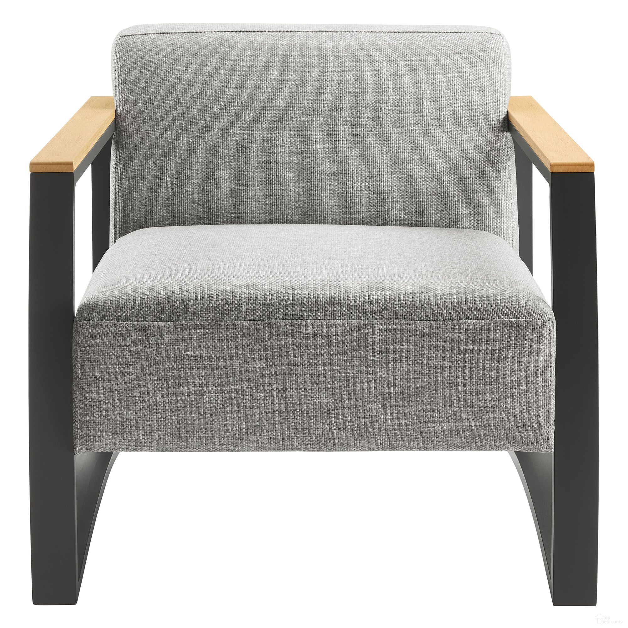 The appearance of Sauve Outdoor Patio Aluminum and Fabric Armchair In Charcoal and Light Gray designed by Modway in the modern / contemporary interior design. This light gray/charcoal piece of furniture was selected by 1StopBedrooms from Sauve Collection to add a touch of cosiness and style into your home. Sku: EEI-6947-CHA-LGR. Material: Aluminum.