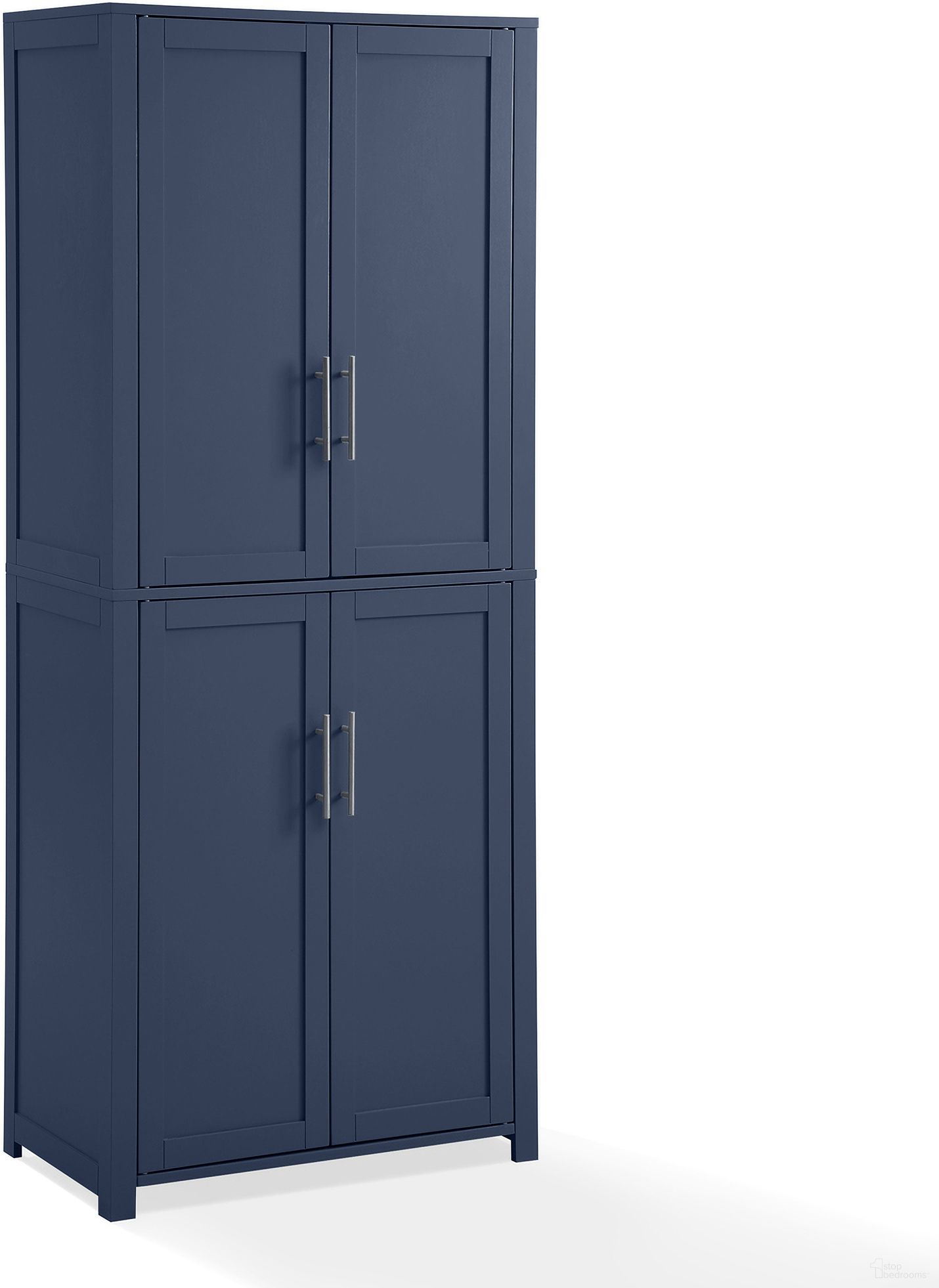 Savannah Tall Kitchen Storage Pantry In Navy