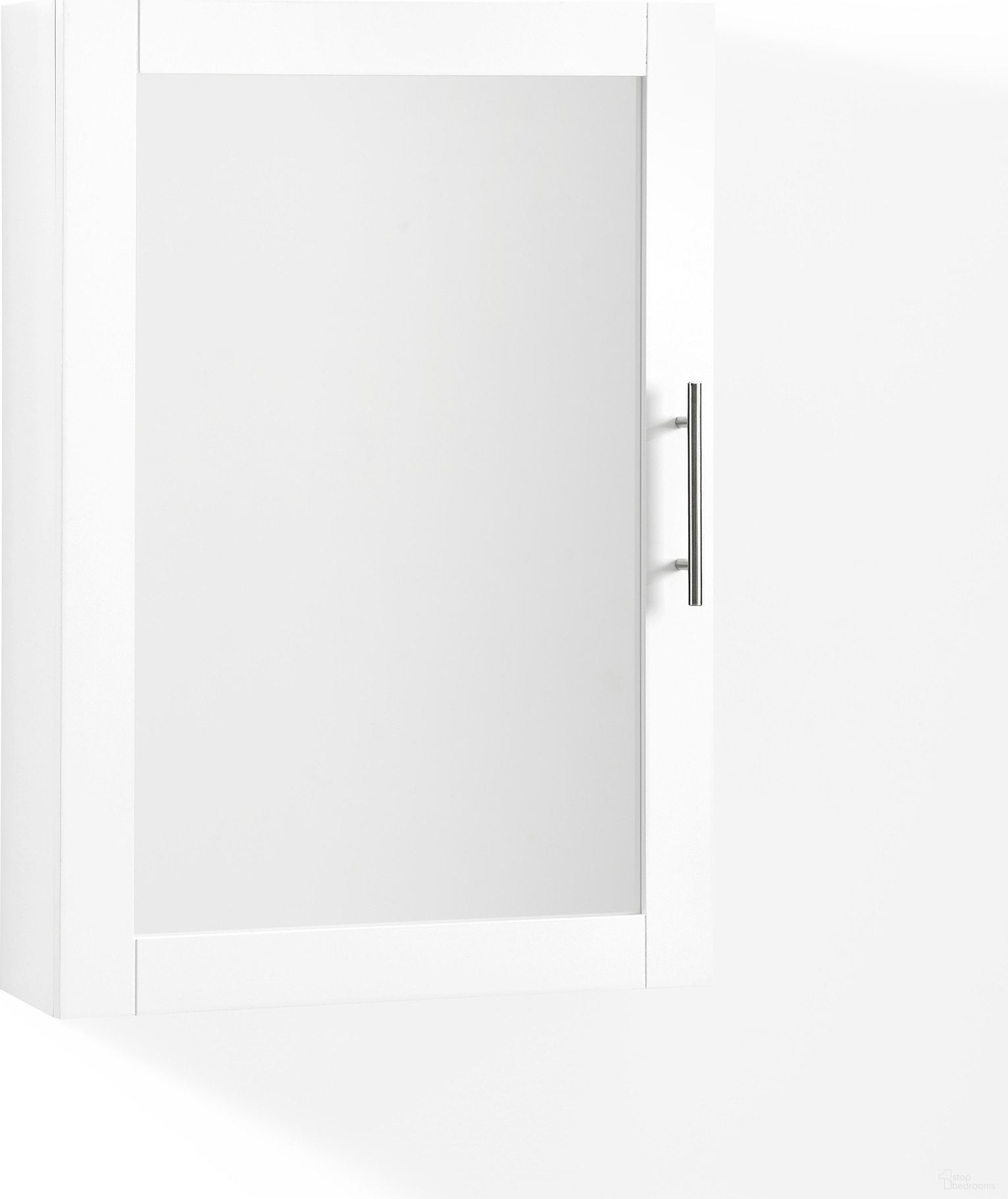 Savannah Wall Cabinet With Mirror In White