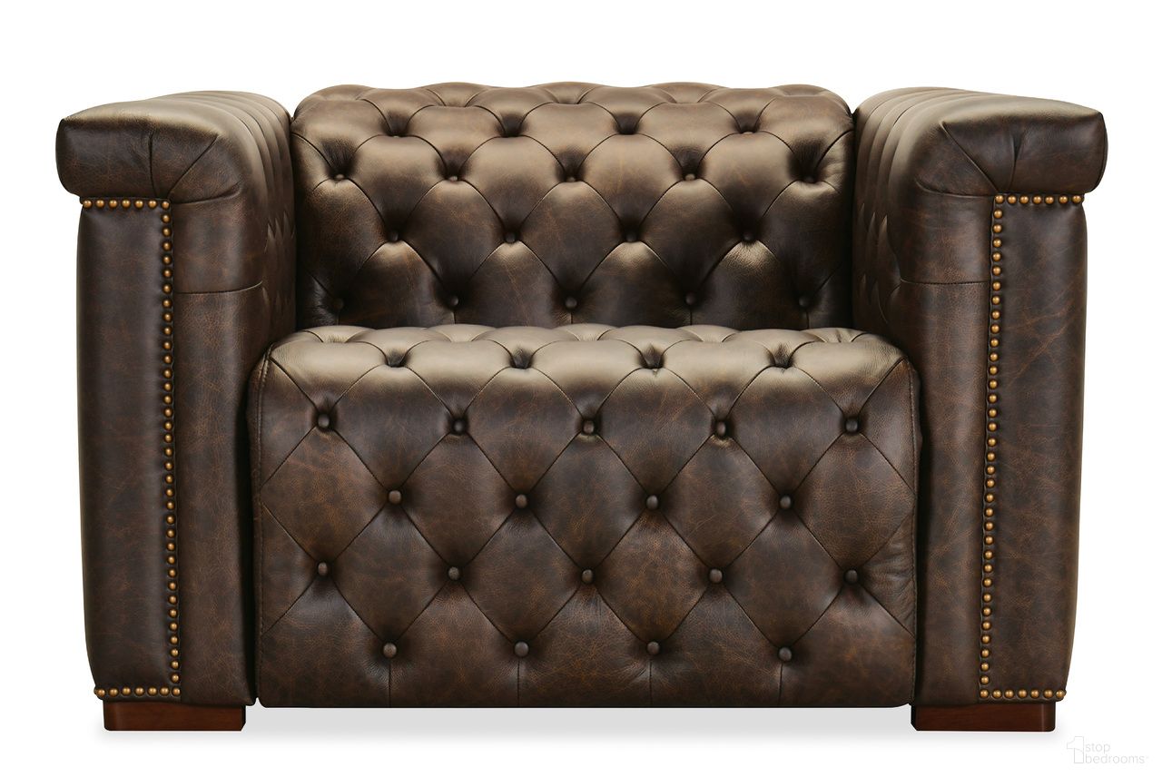 The appearance of Savion Deux Power Recliner with Power Headrest In Brown designed by Hooker in the traditional interior design. This brown piece of furniture was selected by 1StopBedrooms from SS Collection to add a touch of cosiness and style into your home. Sku: SS435-PH1-089. Material: Leather.