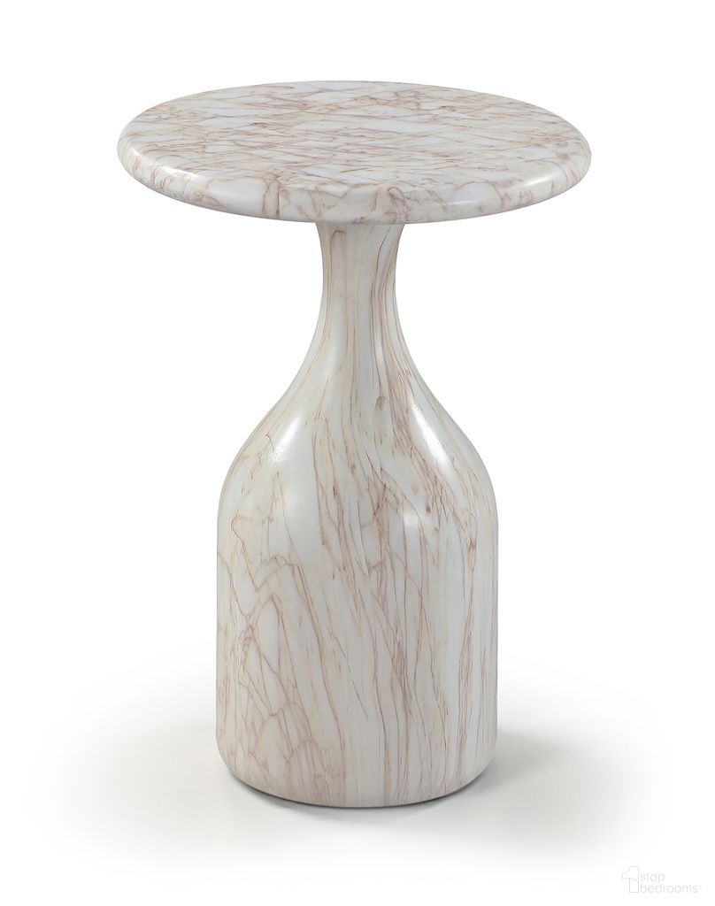 The appearance of Savona Concrete Indoor and Outdoor End Table In White designed by Meridian in the modern / contemporary interior design. This white piece of furniture  was selected by 1StopBedrooms from Savona Collection to add a touch of cosiness and style into your home. Sku: 99080White-ET18. Material: Concrete.