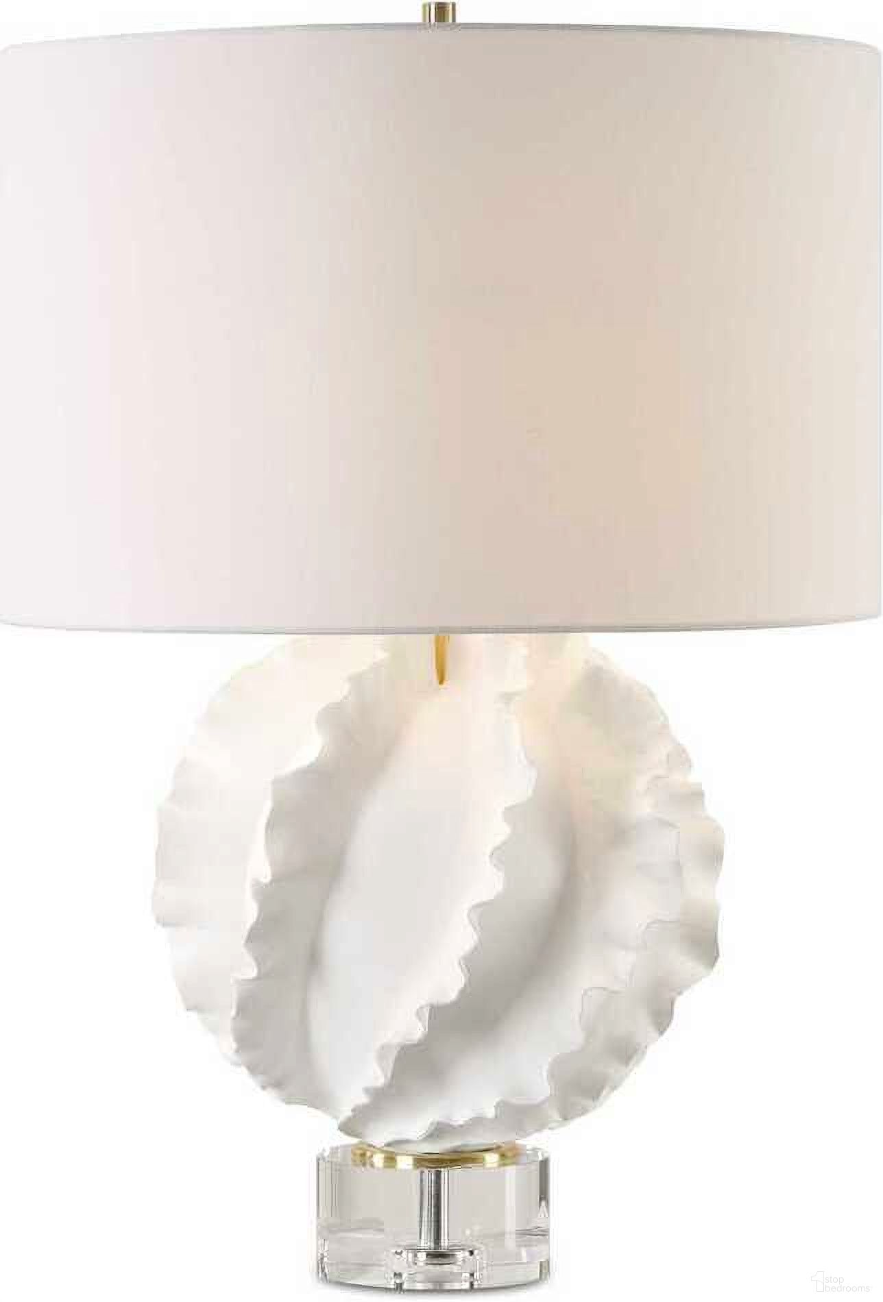 Saylor Table Lamp In White