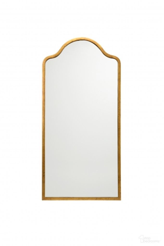 The appearance of Scalloped Top Mirror In Gold designed by Chelsea House in the modern / contemporary interior design. This gold piece of furniture was selected by 1StopBedrooms from Chelsea House Misc Collection to add a touch of cosiness and style into your home. Sku: 382456. Material: Iron.