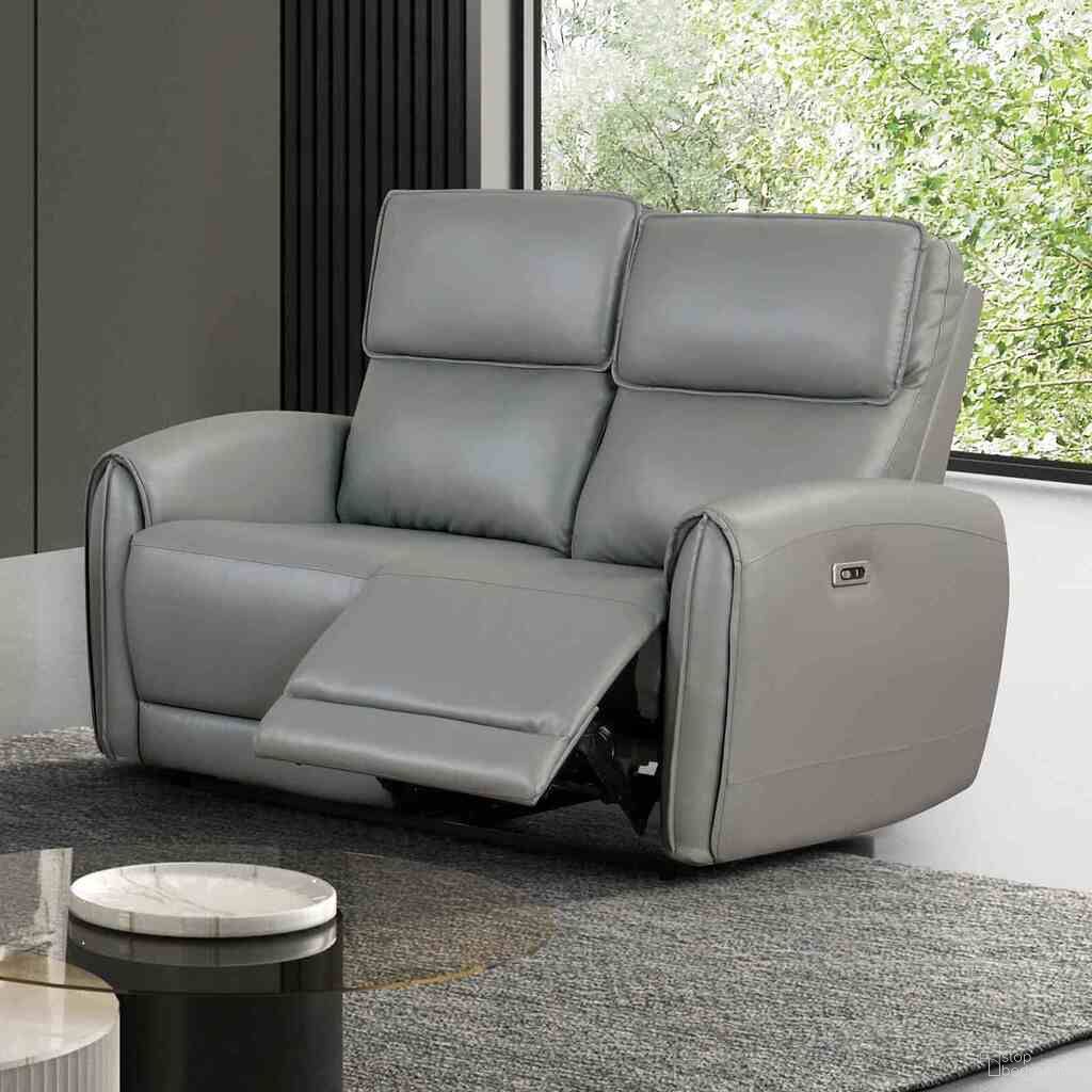 The appearance of Schlieren Power Loveseat In Gray designed by Furniture of America in the modern / contemporary interior design. This gray piece of furniture was selected by 1StopBedrooms from Schlieren Collection to add a touch of cosiness and style into your home. Sku: FM6012GY-LV-PM. Material: Leather.