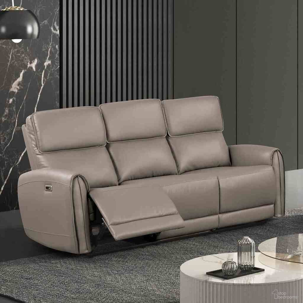 The appearance of Schlieren Power Sofa In Light Brown designed by Furniture of America in the modern / contemporary interior design. This light brown piece of furniture was selected by 1StopBedrooms from Schlieren Collection to add a touch of cosiness and style into your home. Sku: FM6012LB-SF-PM. Material: Leather.