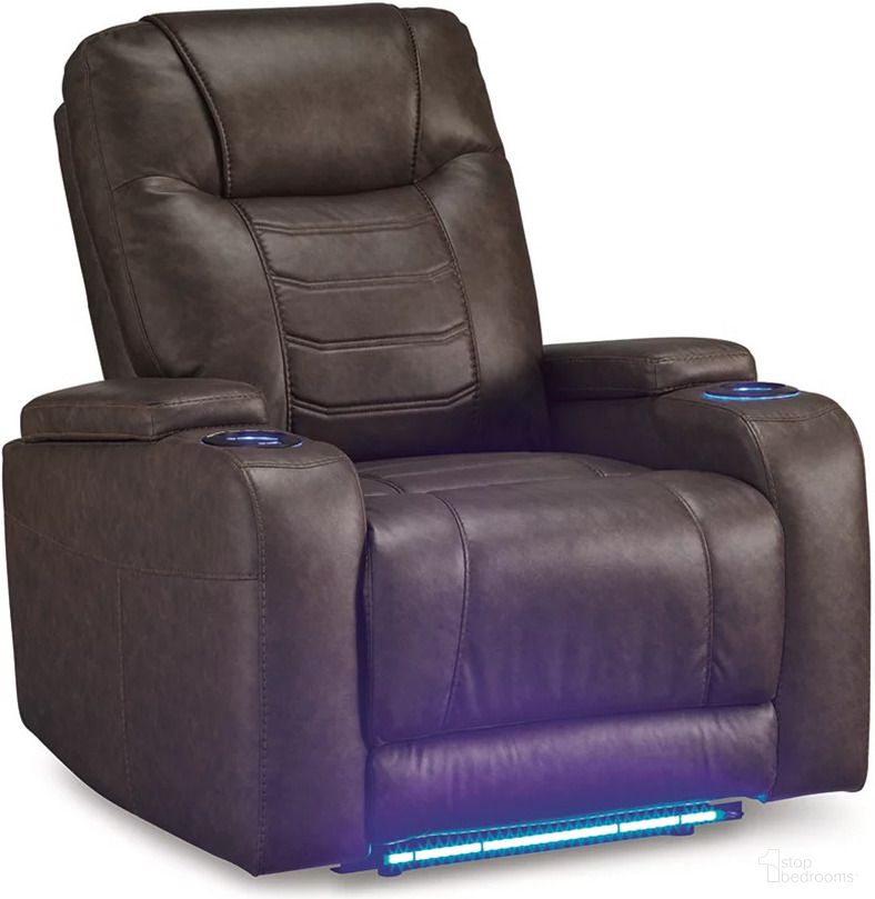 Schooner Rocks Power Recliner In Umber by Ashley Furniture | 1StopBedrooms