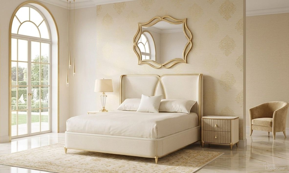Scotts Square Bedroom Set In Light Champagne