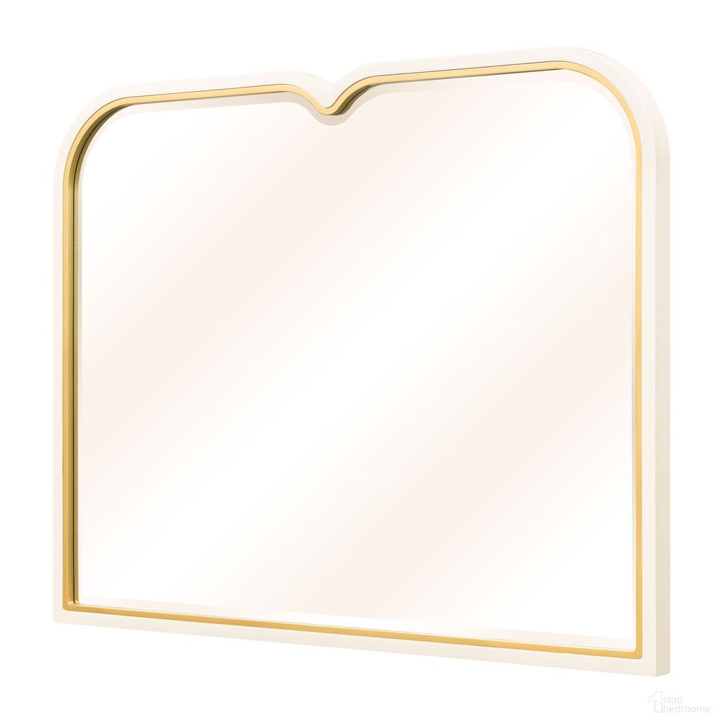 Scotts Square Dresser Mirror In Light Champagne