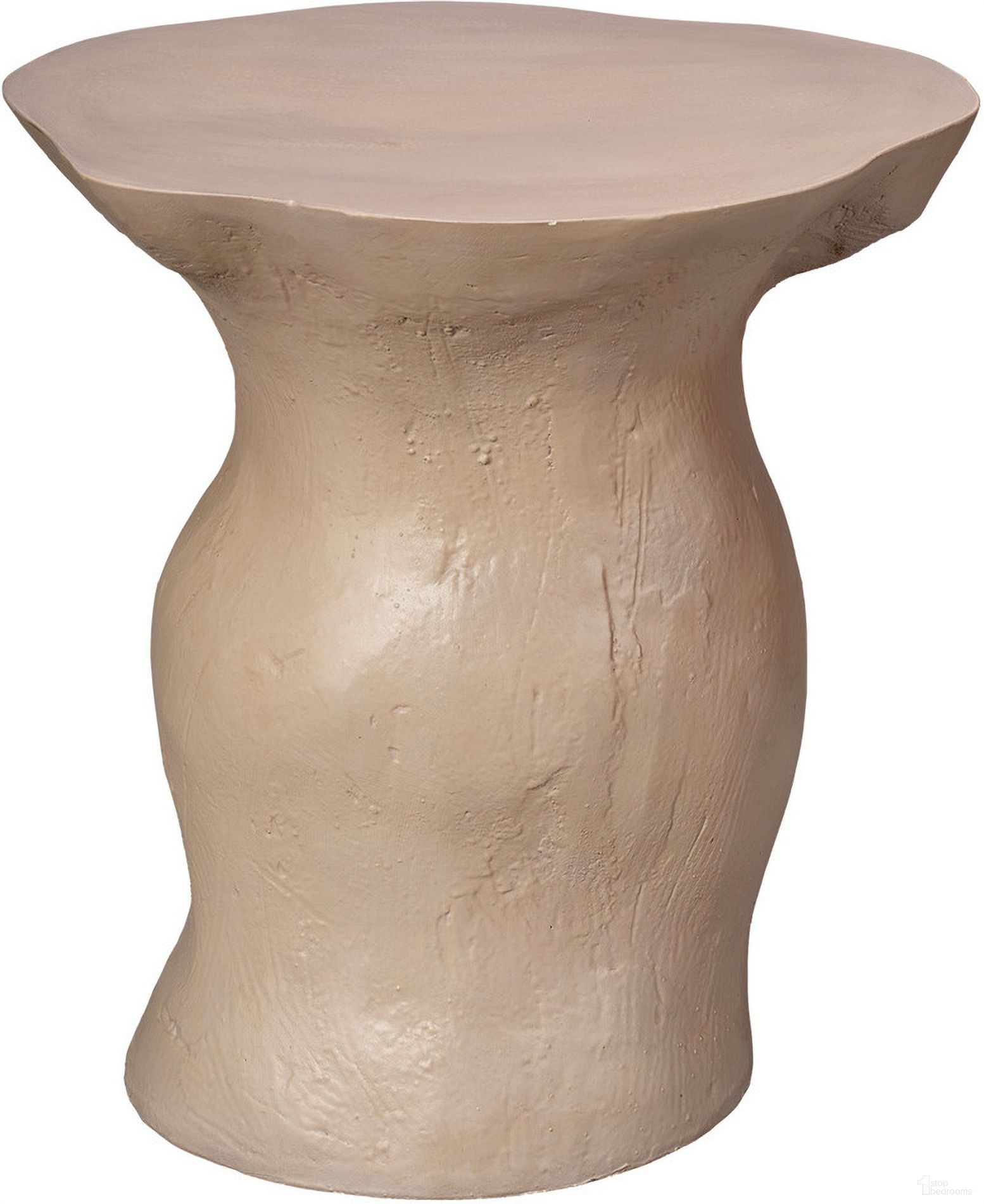 The appearance of Sculpt Fiber Glass Side Table In Cement Rustic designed by Jamie Young Company in the modern / contemporary interior design. This cement rustic piece of furniture  was selected by 1StopBedrooms from Sculpt Collection to add a touch of cosiness and style into your home. Sku: 20SCUL-STCE. Material: Glass.