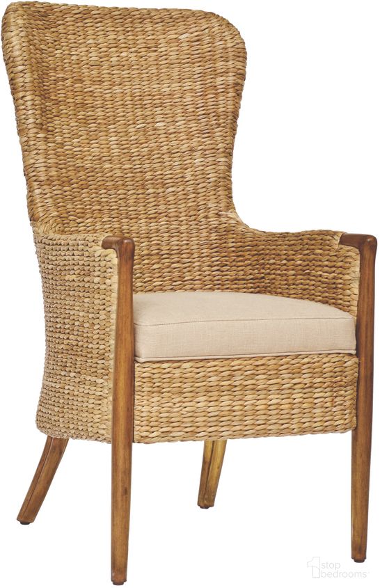 Seagrass Dining Chair In Flax