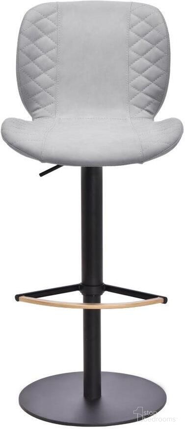 The appearance of Sean Hydraulic Barstool In Light Grey designed by Bellini Modern Living in the modern / contemporary interior design. This light grey piece of furniture  was selected by 1StopBedrooms from Sean Collection to add a touch of cosiness and style into your home. Sku: Sean-GB LGY. Material: PU.