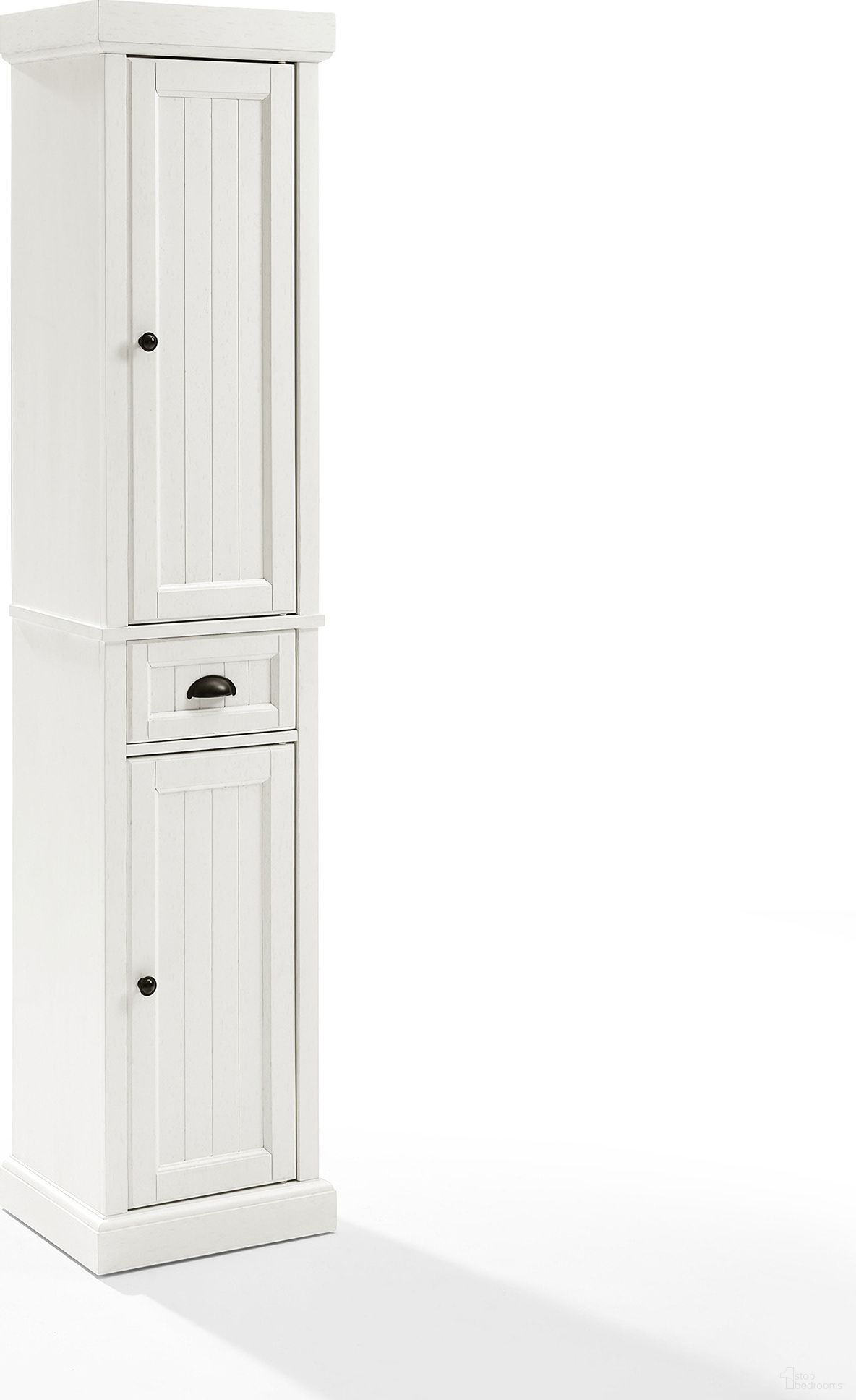 Crosley Seaside Linen Storage Cabinet