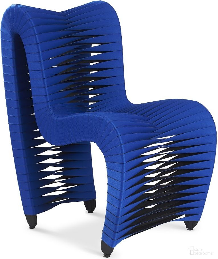 The appearance of Seat Belt Dining Chair B2061BL designed by Phillips Collection in the modern / contemporary interior design. This blue piece of furniture was selected by 1StopBedrooms from Seat Belt Collection to add a touch of cosiness and style into your home. Sku: B2061BL. Material: Metal. Chair Type: Side Chair.