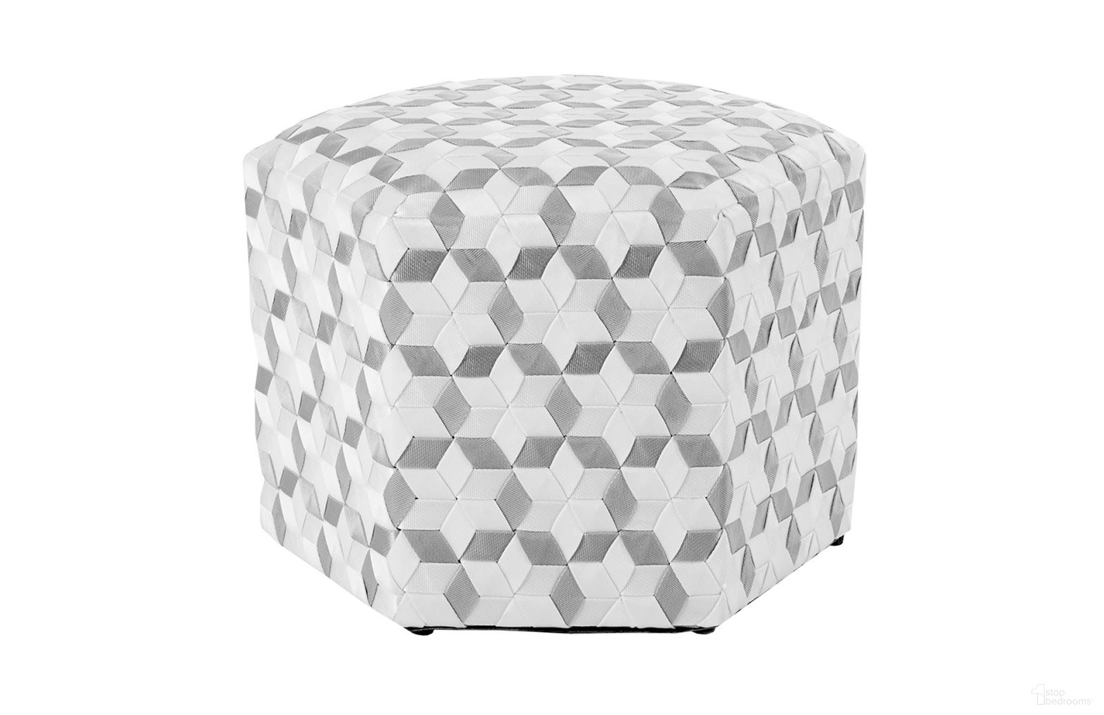 Seat Belt Poof Ottoman B2075WG by Phillips Collection | 1StopBedrooms