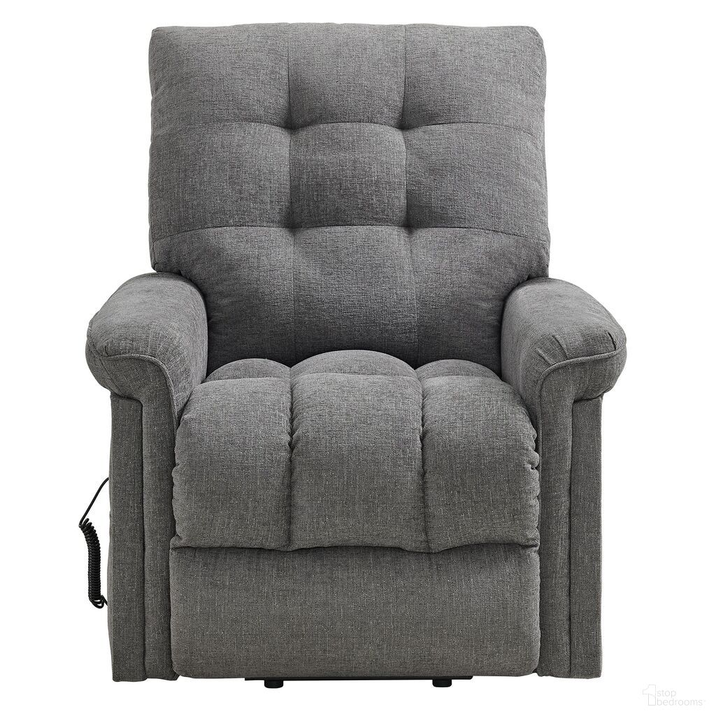 The appearance of Secco Power Motion Lift Chair In Charcoal designed by Picket House in the traditional interior design. This charcoal piece of furniture was selected by 1StopBedrooms from Secco Collection to add a touch of cosiness and style into your home. Sku: U-4610-8490-108. Material: Polyester.