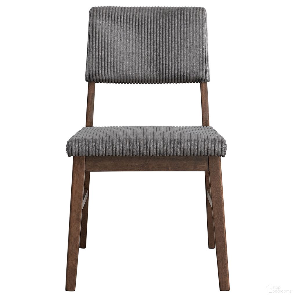 The appearance of Seda Side Chair Set of 2 In Gray and Walnut designed by ACME in the modern / contemporary interior design. This gray and walnut piece of furniture was selected by 1StopBedrooms from Seda Collection to add a touch of cosiness and style into your home. Sku: DN04192. Material: Wood. Chair Type: Side Chair.