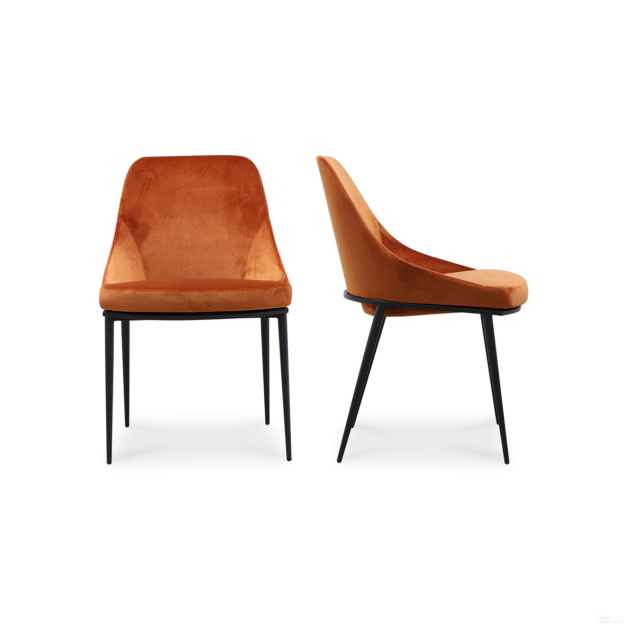 The appearance of Sedona Amber Dining Chair Set Of 2 designed by Moes Home in the modern / contemporary interior design. This amber piece of furniture was selected by 1StopBedrooms from Sedona Collection to add a touch of cosiness and style into your home. Sku: EJ-1034-12. Material: Polyester. Chair Type: Side Chair.