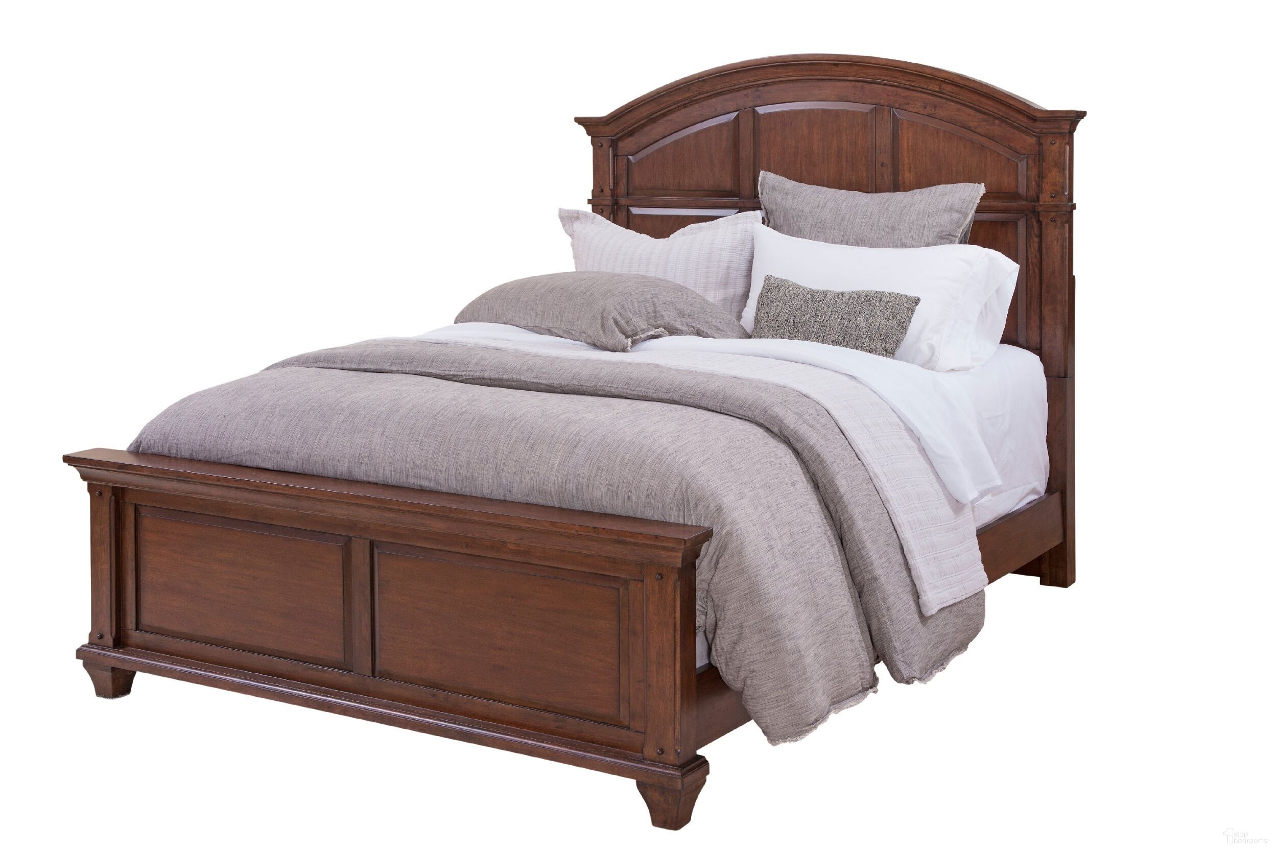 Sedona Cinnamon Cherry King Panel Bed