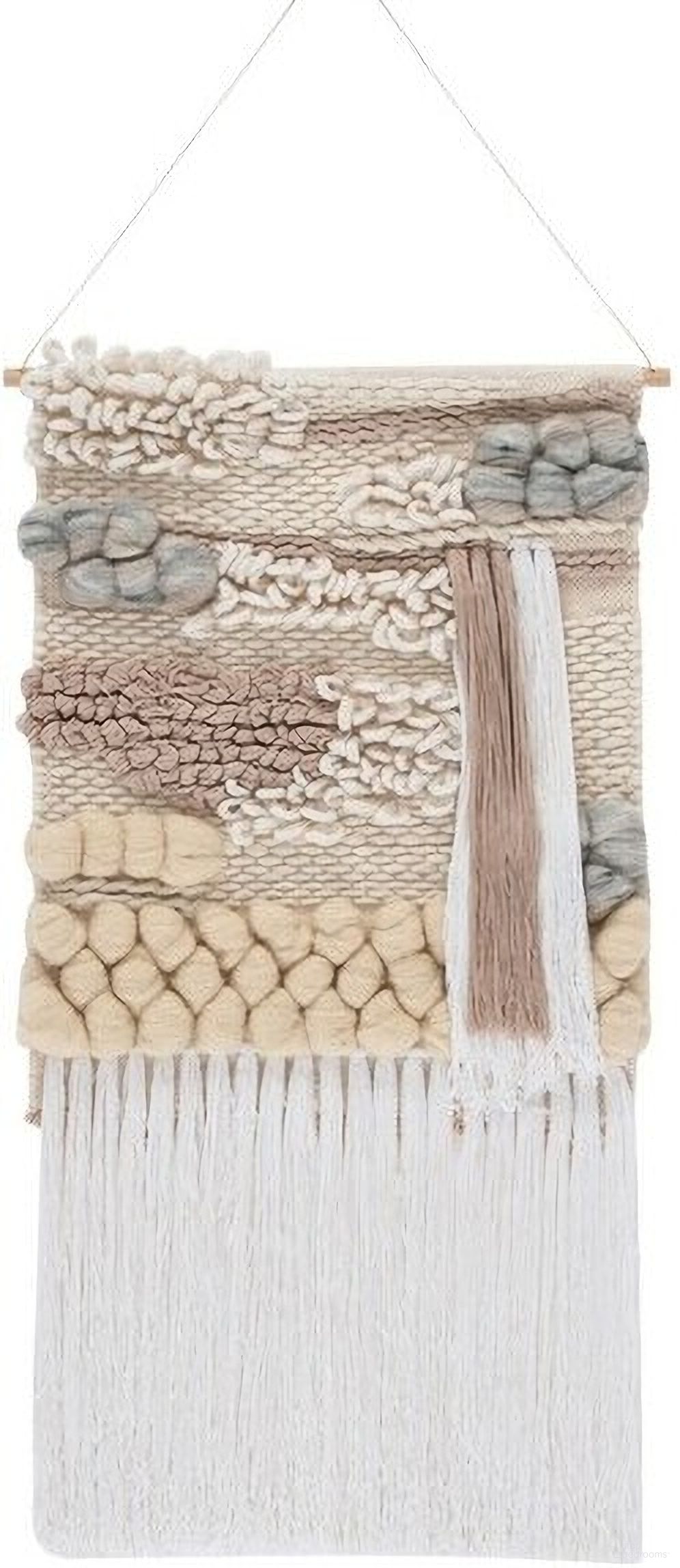The appearance of Sedona Florica Woven Wall Art designed by Safavieh in the modern / contemporary interior design. This ivory piece of furniture  was selected by 1StopBedrooms from Sedona Collection to add a touch of cosiness and style into your home. Sku: SWA140-2. Material: Polyester.