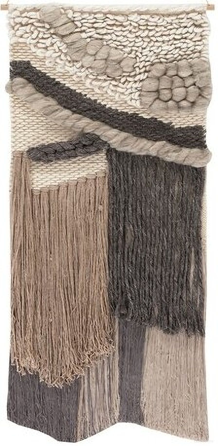 The appearance of Sedona Ghazal Woven Wall Art designed by Safavieh in the coastal interior design. This grey piece of furniture  was selected by 1StopBedrooms from Sedona Collection to add a touch of cosiness and style into your home. Sku: SWA136-2. Material: Polyester.