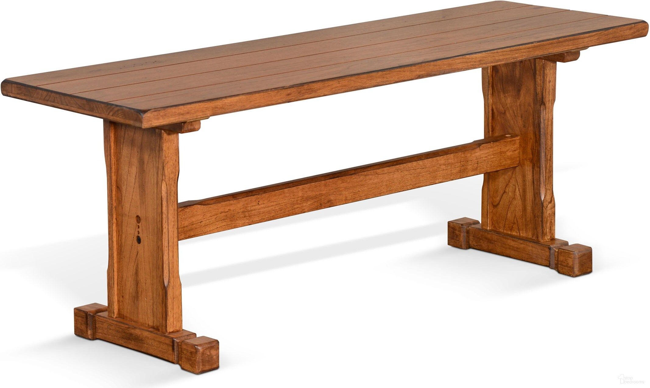 The appearance of Sedona Nook Side Bench designed by Sunny Designs in the modern / contemporary interior design. This wheat piece of furniture was selected by 1StopBedrooms from Sedona Collection to add a touch of cosiness and style into your home. Sku: 0219RO2-SB. Material: Solid Wood.