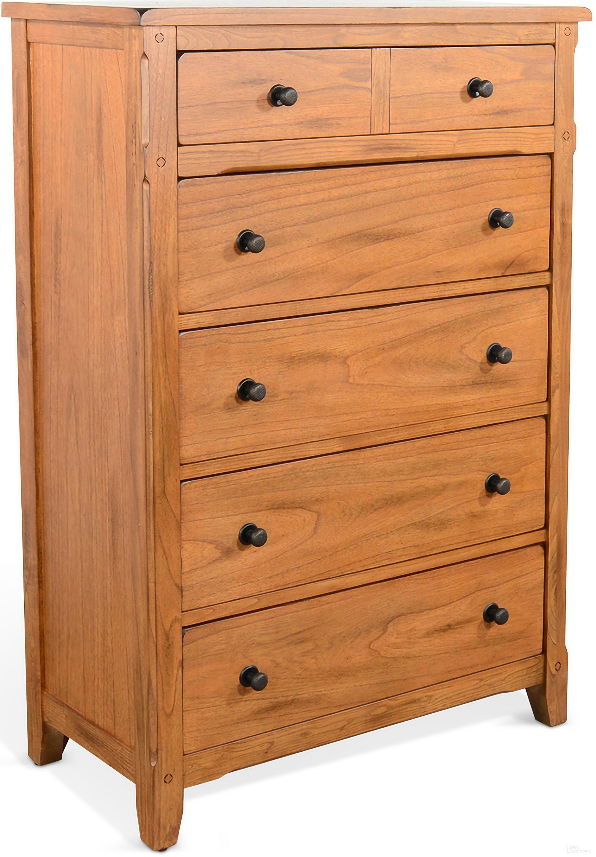 Sedona Petite Wood Chest In Rustic Oak