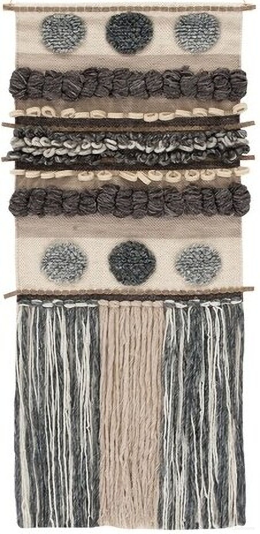 The appearance of Sedona Roxzie Woven Wall Art designed by Safavieh in the modern / contemporary interior design. This grey piece of furniture  was selected by 1StopBedrooms from Sedona Collection to add a touch of cosiness and style into your home. Sku: SWA135-2. Material: Polyester.