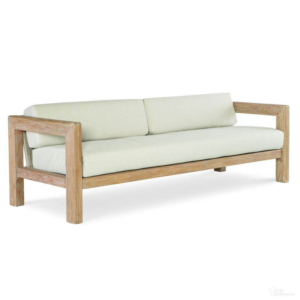 The appearance of Sedona Sofa in Light Wood designed by Sunset West in the transitional interior design. This light wood piece of furniture was selected by 1StopBedrooms from Sedona Collection to add a touch of cosiness and style into your home. Sku: SW5502-23-CCAN-STKIT. Material: Teak.