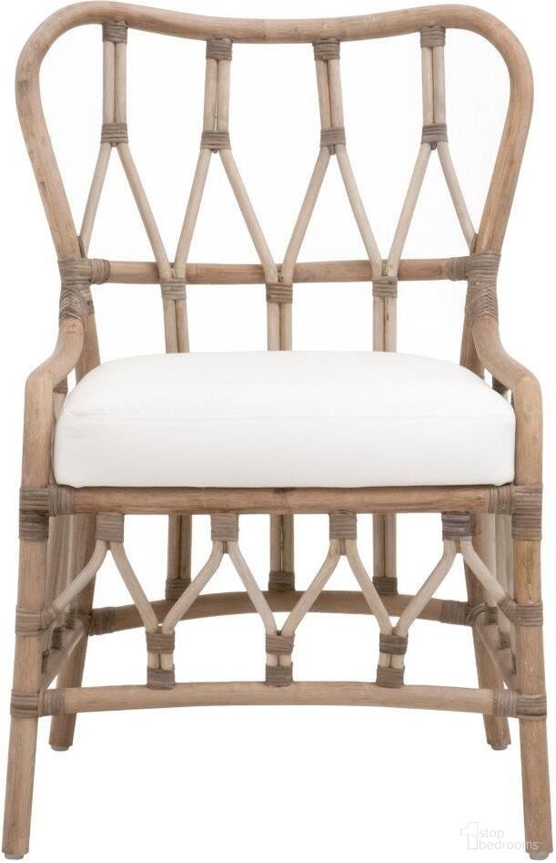 The appearance of Caprice Dining Chair In Blanche Matte Gray Rattan - Set of 2 designed by Essentials For Living in the transitional interior design. This matte gray rattan piece of furniture was selected by 1StopBedrooms from Sel De Mer Collection to add a touch of cosiness and style into your home. Sku: 3636DC.MGMG/BLCH. Material: Rattan. Chair Type: Side Chair.