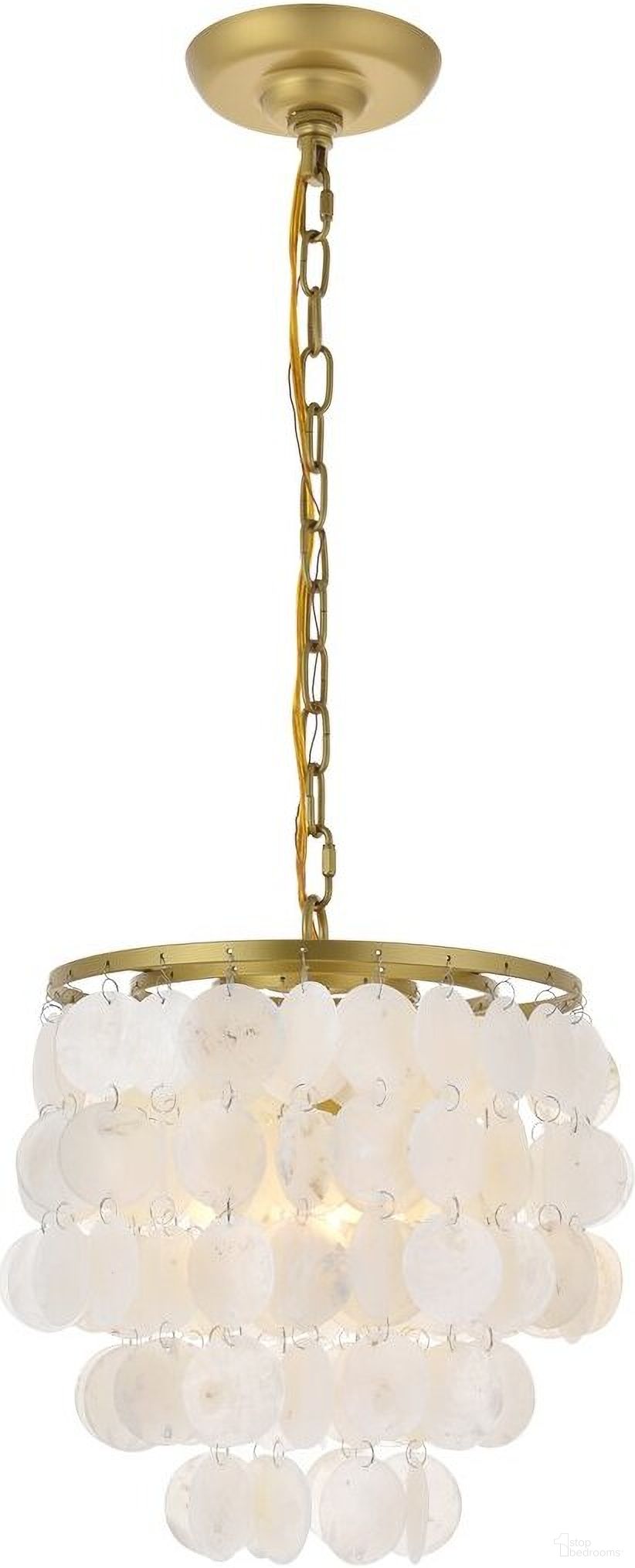 Selene 1 Light Brass Pendant LD5050D10BR