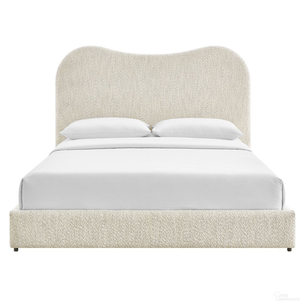 The appearance of Seluna Boucle Queen Platform Bed In Pearl designed by Modway in the modern / contemporary interior design. This pearl piece of furniture was selected by 1StopBedrooms from Seluna Collection to add a touch of cosiness and style into your home. Sku: MOD-7233-PRL-1;MOD-7233-PRL-2. Bed Type: Platform Bed. Bed Size: Queen. Material: Plastic.