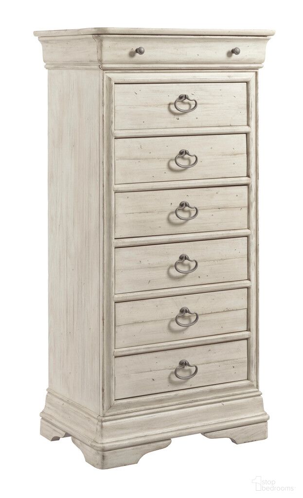 The appearance of Selwyn Walker Semainier In Cottage White designed by Kincaid in the country / farmhouse interior design. This cottage white piece of furniture was selected by 1StopBedrooms from Selwyn Collection to add a touch of cosiness and style into your home. Sku: 020-225. Material: Solid Wood.
