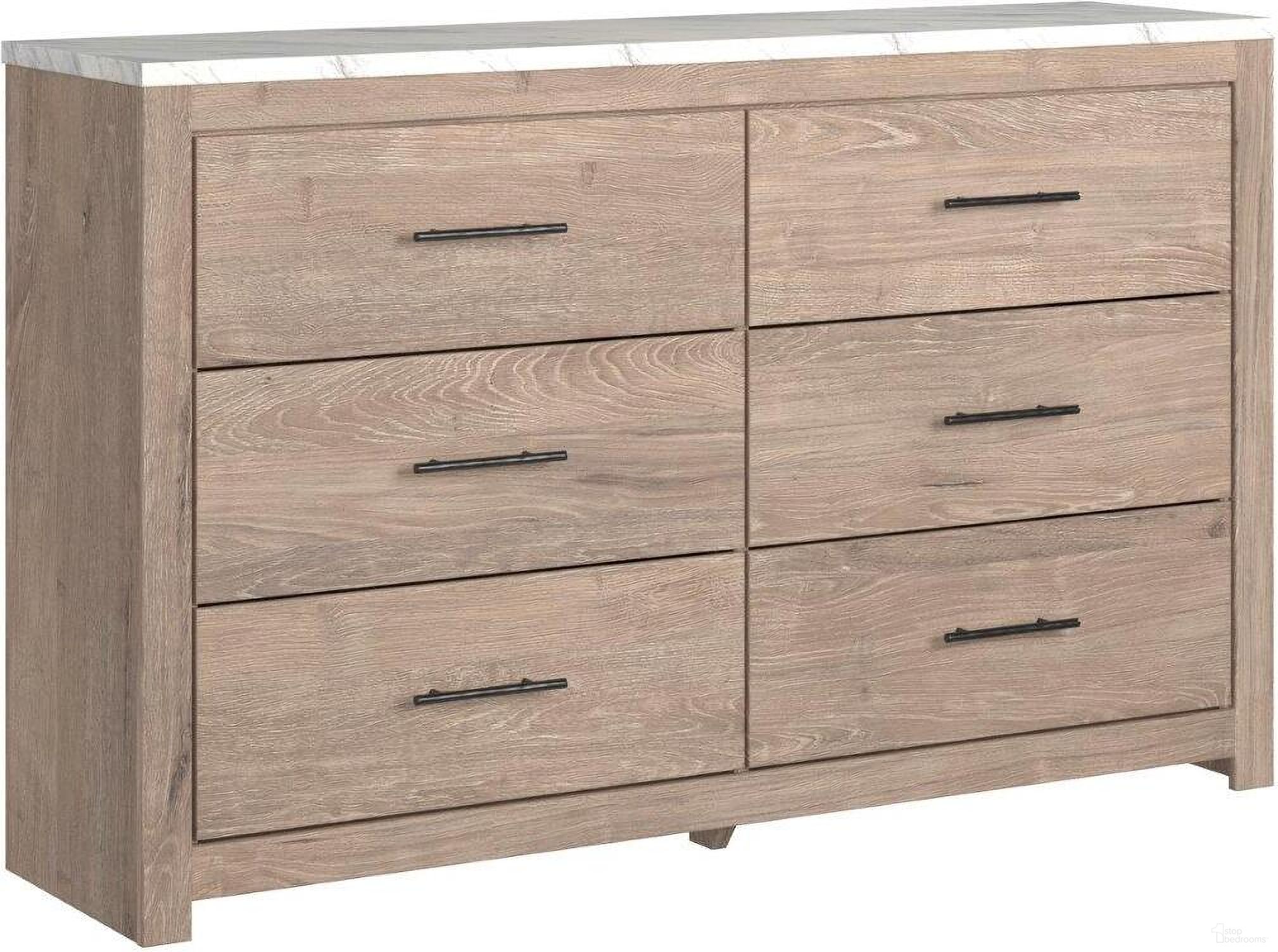 Senniberg Light Brown/White Dresser