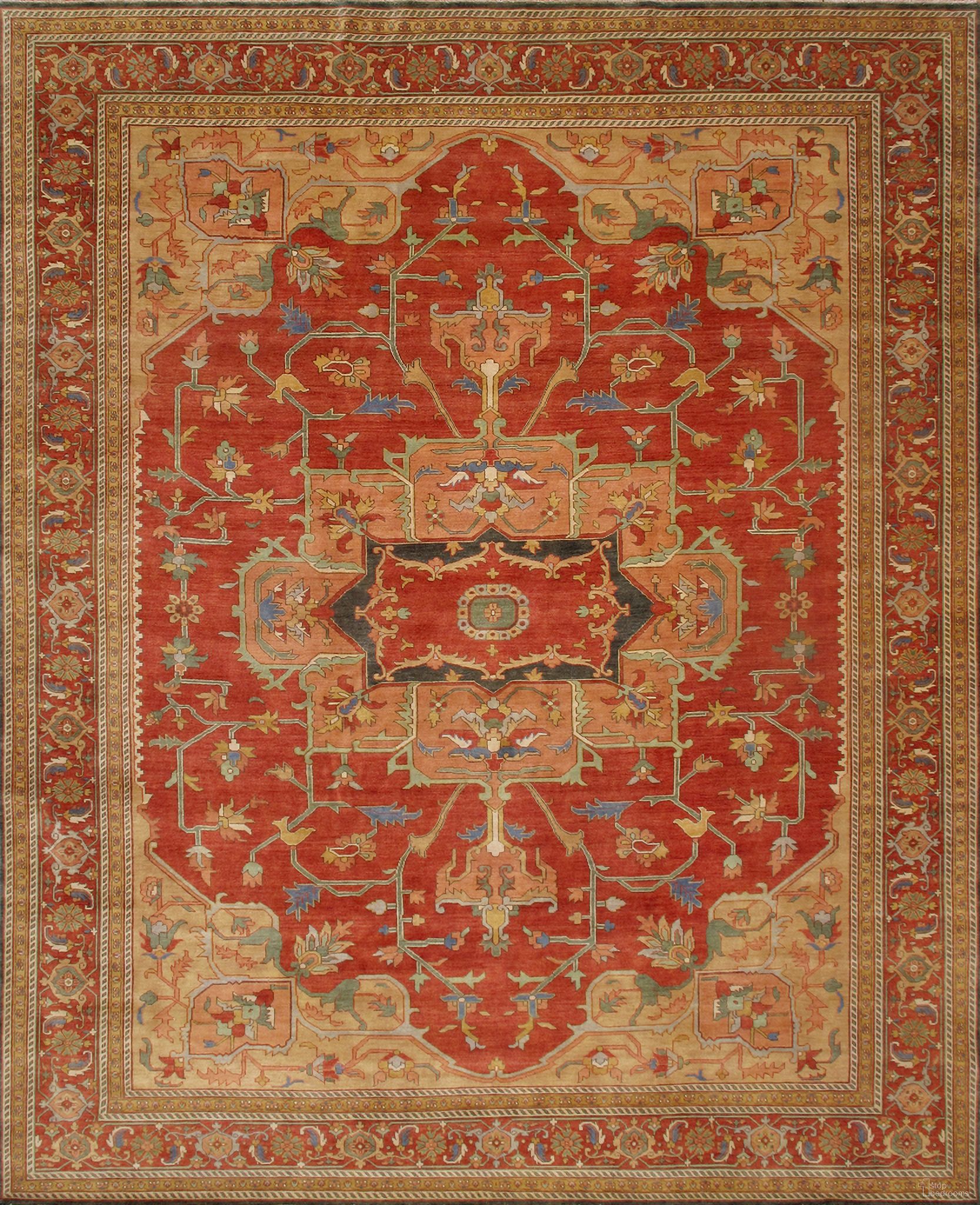 The appearance of Serapi Collection Hand-Knotted Lamb's Wool Area Rug- 9' 11" x 10' In Rust designed by Pasargad Home in the modern / contemporary interior design. This rust piece of furniture was selected by 1StopBedrooms from Serapi Collection to add a touch of cosiness and style into your home. Sku: P-2 10X10. Material: Lamb's Wool.