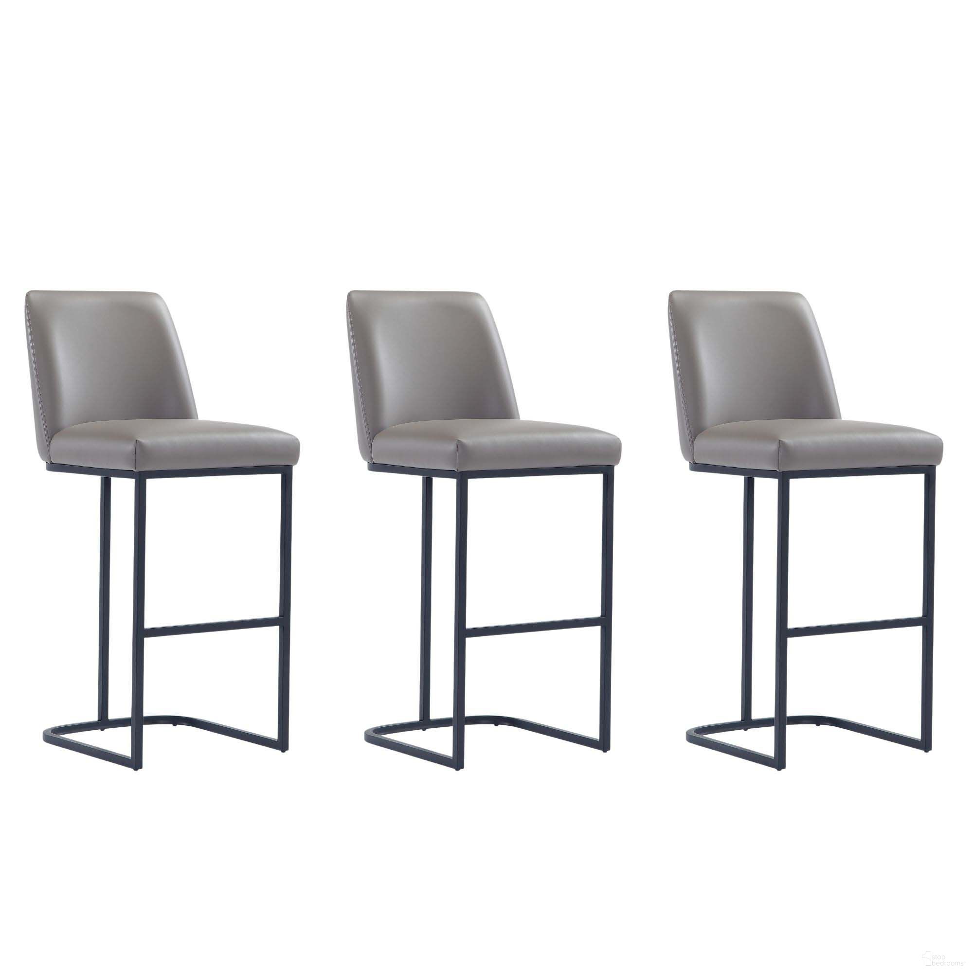 The appearance of Serena Barstool Set of 3 In Grey designed by Manhattan Comfort in the modern / contemporary interior design. This grey piece of furniture was selected by 1StopBedrooms from Serena Collection to add a touch of cosiness and style into your home. Sku: BS020-GY;BS020-GY;BS020-GY. Material: Metal.