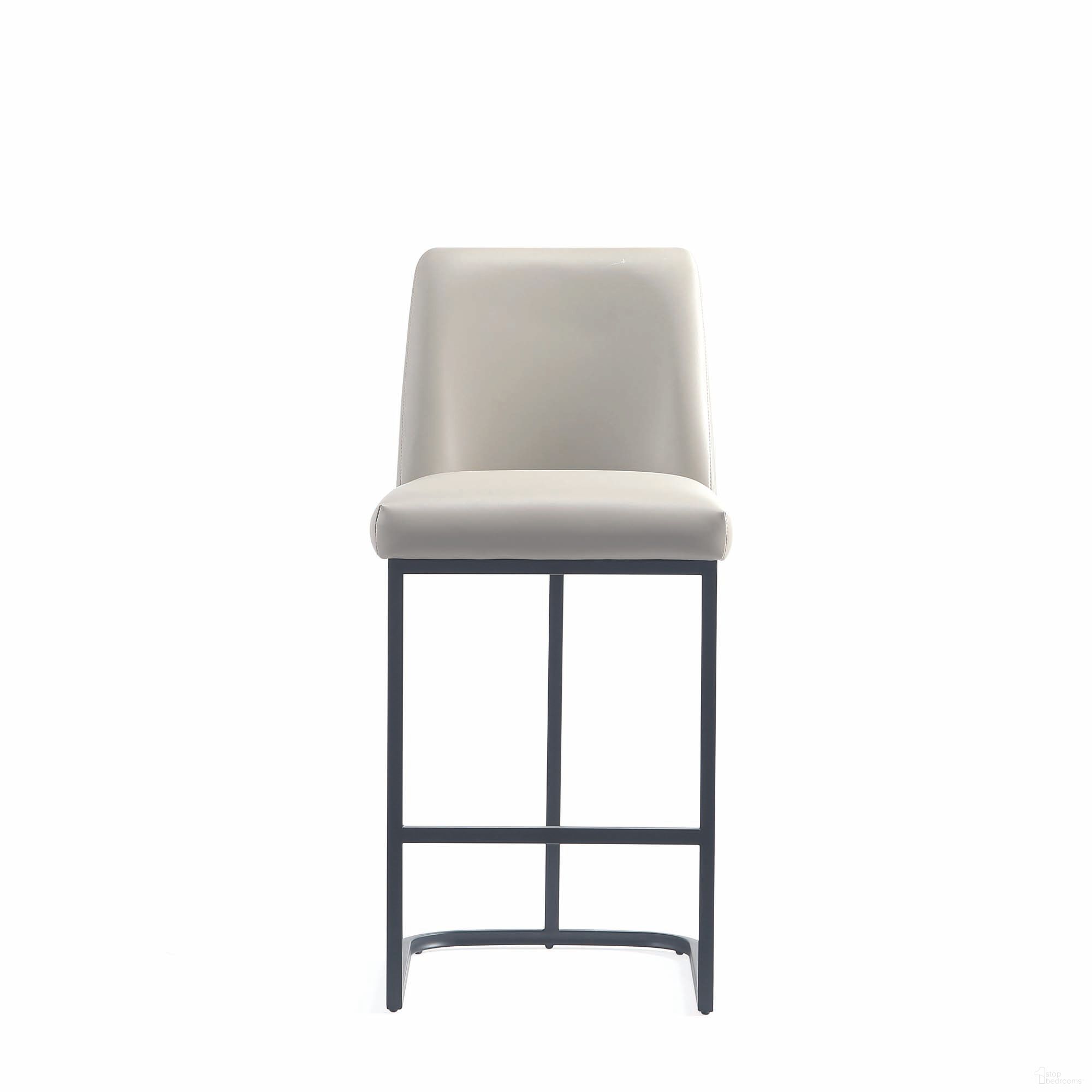 The appearance of Serena Counter Stool In Light Grey designed by Manhattan Comfort in the modern / contemporary interior design. This light grey piece of furniture was selected by 1StopBedrooms from Serena Collection to add a touch of cosiness and style into your home. Sku: CS017-LG. Material: Metal.