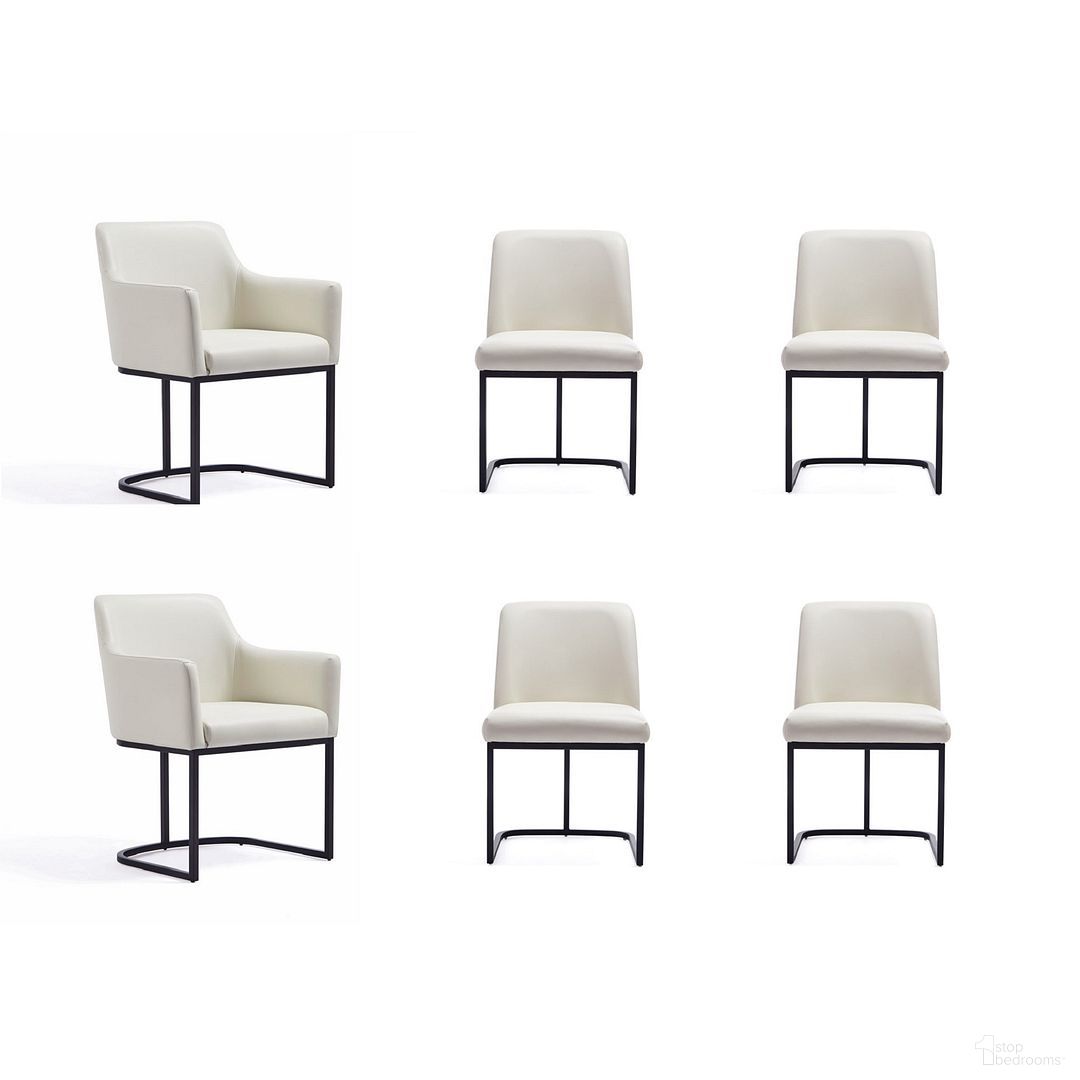 The appearance of Serena Dining Chair Set of 6 In Cream designed by Manhattan Comfort in the modern / contemporary interior design. This cream piece of furniture was selected by 1StopBedrooms from Serena Collection to add a touch of cosiness and style into your home. Sku: DC056AR-CR;DC056AR-CR;DC056-CR;DC056-CR;DC056-CR;DC056-CR. Material: Wood. Chair Type: Side Chair.