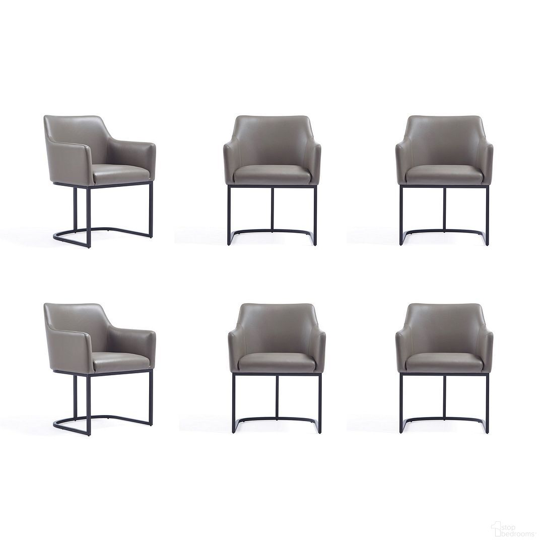 The appearance of Serena Dining Chair Set of 6 In Grey designed by Manhattan Comfort in the modern / contemporary interior design. This grey piece of furniture  was selected by 1StopBedrooms from Serena Collection to add a touch of cosiness and style into your home. Sku: DC056AR-GY;DC056AR-GY;DC056-GY;DC056-GY;DC056-GY;DC056-GY. Material: Wood. Chair Type: Side Chair.