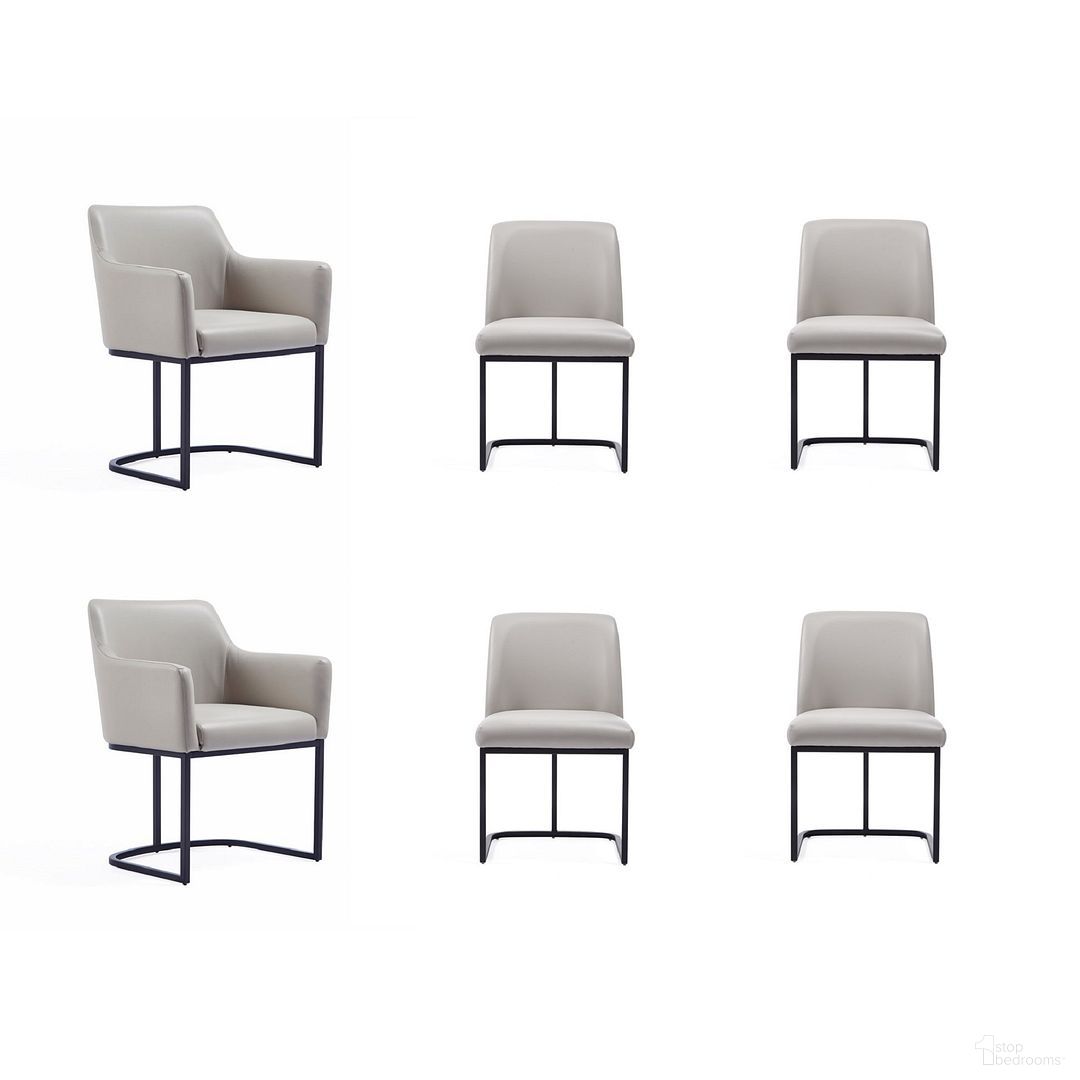 The appearance of Serena Dining Chair Set of 6 In Light Grey designed by Manhattan Comfort in the modern / contemporary interior design. This light grey piece of furniture was selected by 1StopBedrooms from Serena Collection to add a touch of cosiness and style into your home. Sku: DC056AR-LG;DC056AR-LG;DC056-LG;DC056-LG;DC056-LG;DC056-LG. Material: Wood. Chair Type: Side Chair.