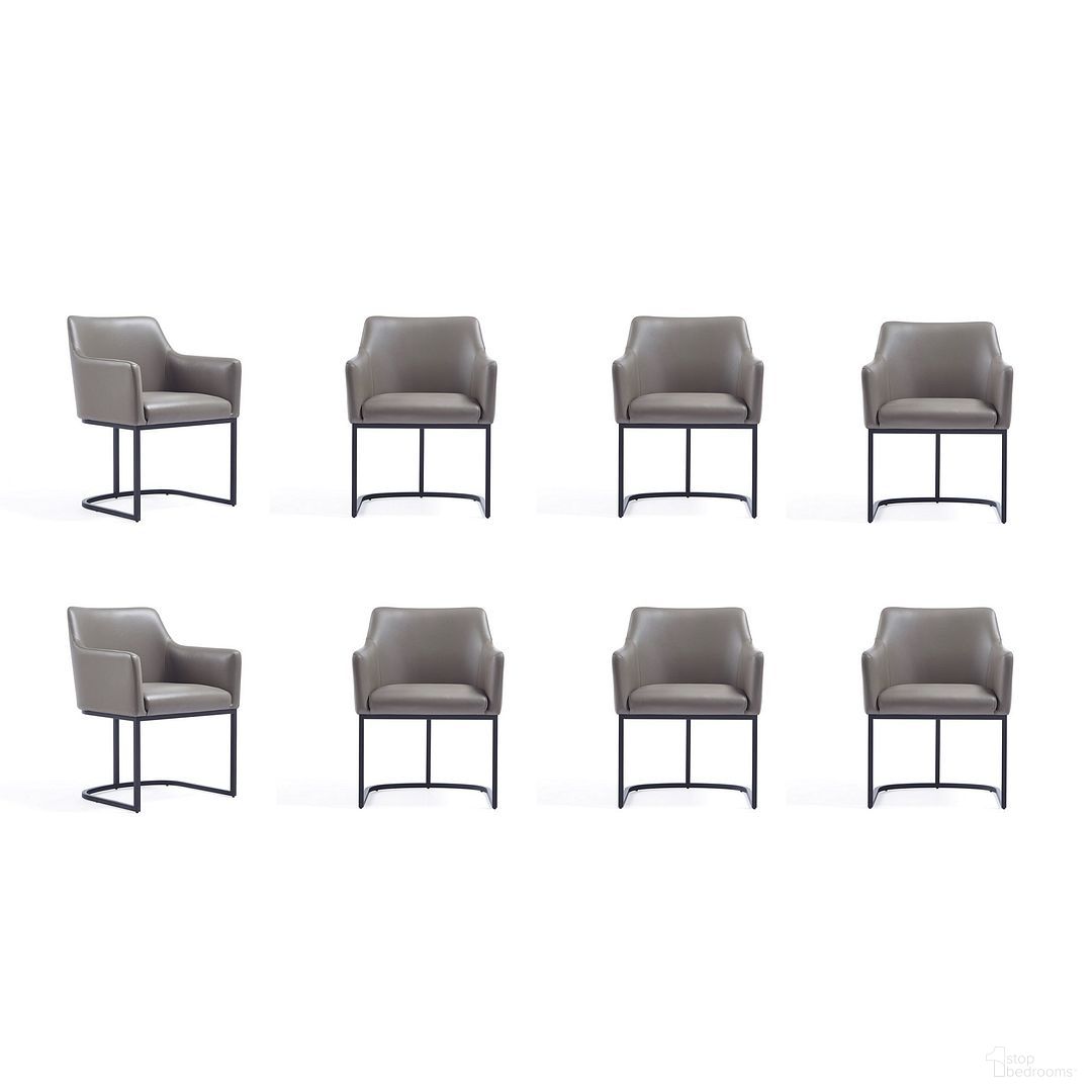 The appearance of Serena Dining Chair Set of 8 In Grey designed by Manhattan Comfort in the modern / contemporary interior design. This grey piece of furniture  was selected by 1StopBedrooms from Serena Collection to add a touch of cosiness and style into your home. Sku: DC056AR-GY;DC056AR-GY;DC056-GY;DC056-GY;DC056-GY;DC056-GY;DC056-GY;DC056-GY. Material: Wood. Chair Type: Arm Chair.