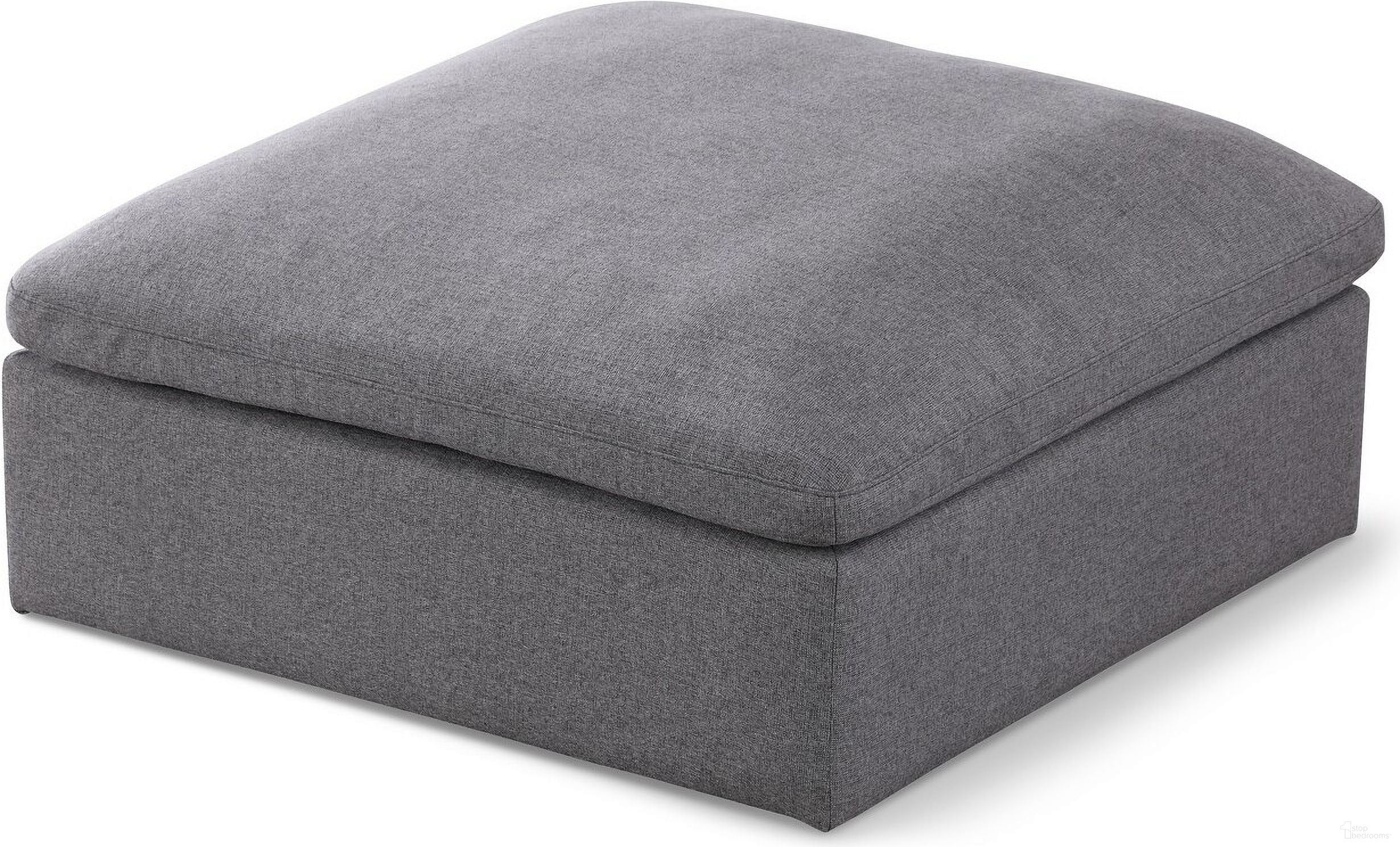 The appearance of Serene Linen Textured Fabric Deluxe Comfort Modular Ottoman In Grey designed by Meridian in the modern / contemporary interior design. This grey piece of furniture was selected by 1StopBedrooms from Serene Collection to add a touch of cosiness and style into your home. Sku: 601Grey-Ott. Material: Wood.