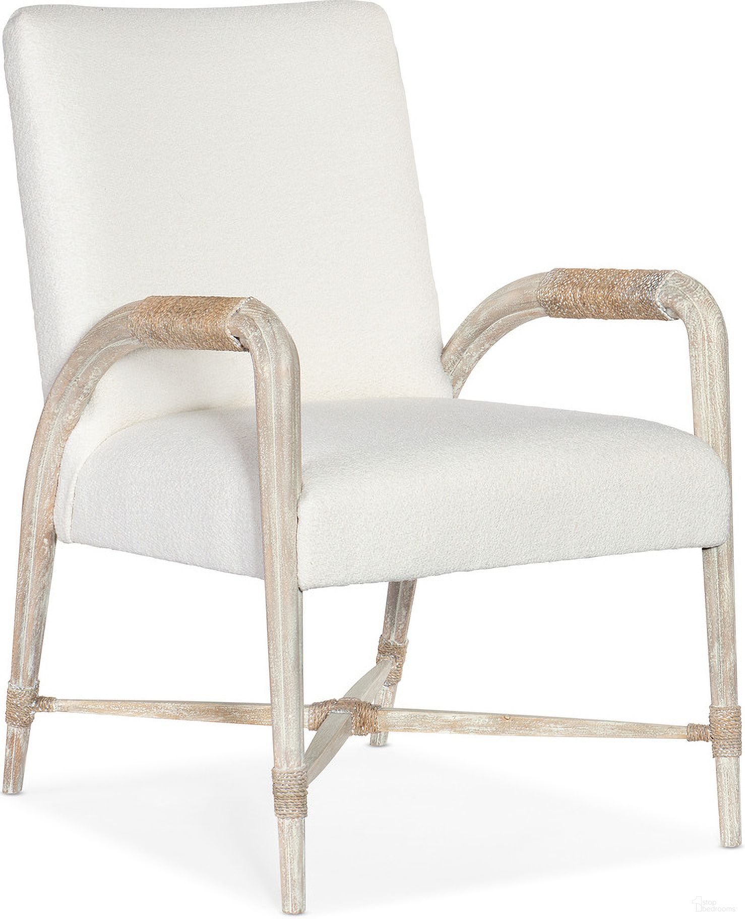 The appearance of Serenity Arm Chair Set Of 2 designed by Hooker in the transitional interior design. This beige piece of furniture was selected by 1StopBedrooms from Serenity Collection to add a touch of cosiness and style into your home. Sku: 6350-75700-80. Chair Type: Arm Chair. Material: Beech.