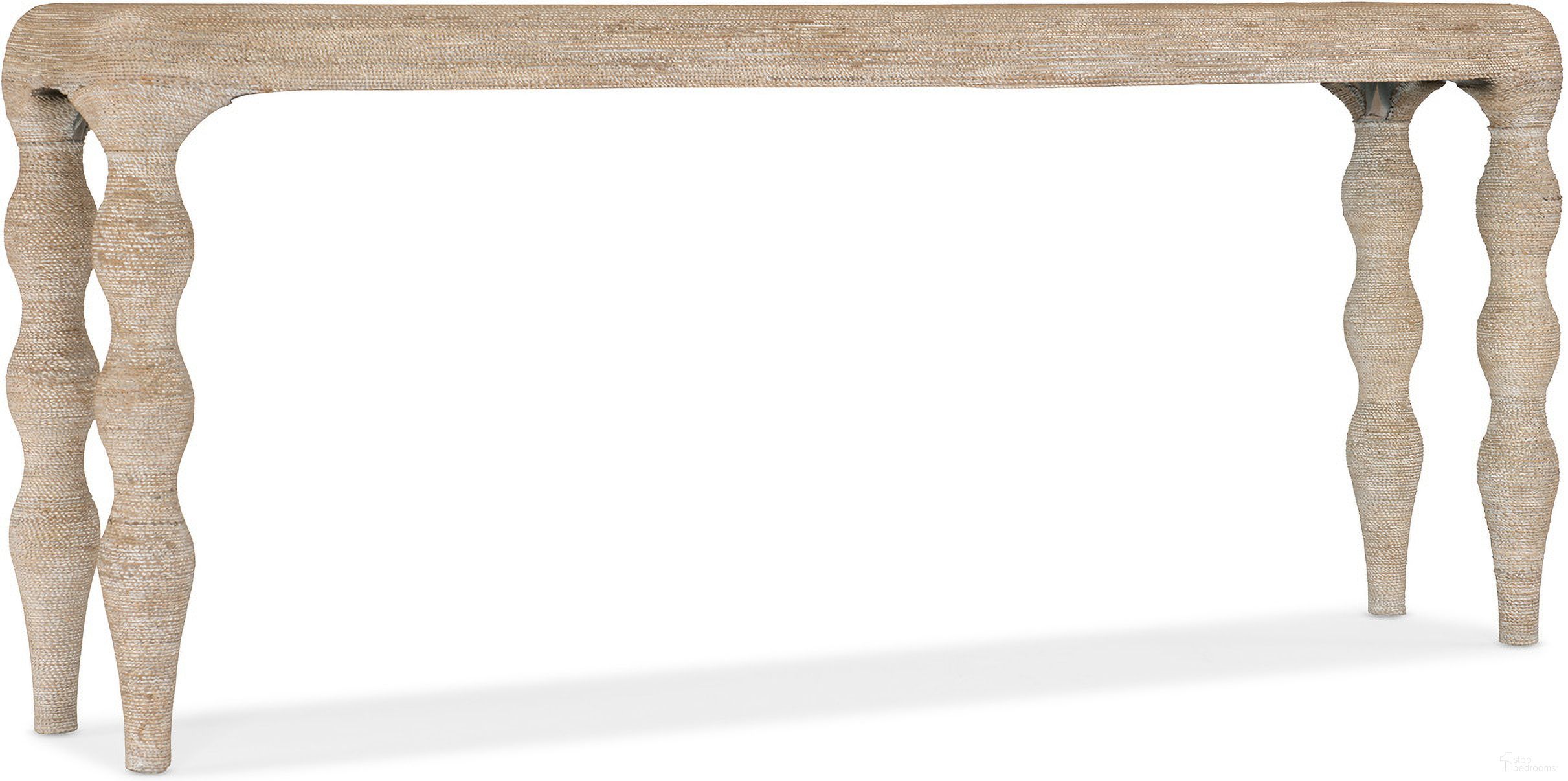 The appearance of Serenity Bahari Console Table designed by Hooker in the transitional interior design. This brown piece of furniture was selected by 1StopBedrooms from Serenity Collection to add a touch of cosiness and style into your home. Sku: 6350-80161-83. Material: Wood.
