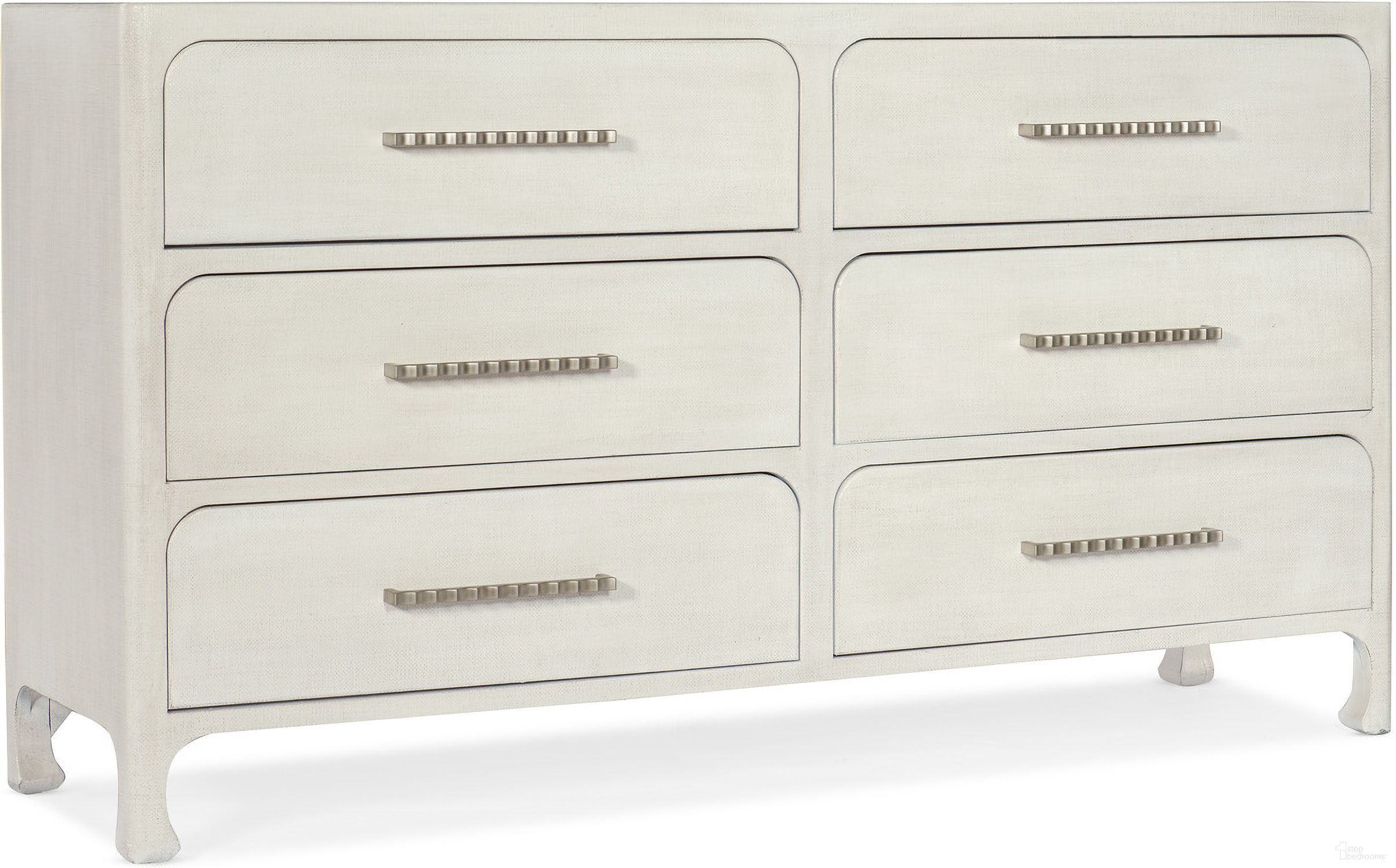 The appearance of Serenity Dresser 6350-90203-03 designed by Hooker in the transitional interior design. This white piece of furniture  was selected by 1StopBedrooms from Serenity Collection to add a touch of cosiness and style into your home. Sku: 6350-90203-03. Material: Wood.